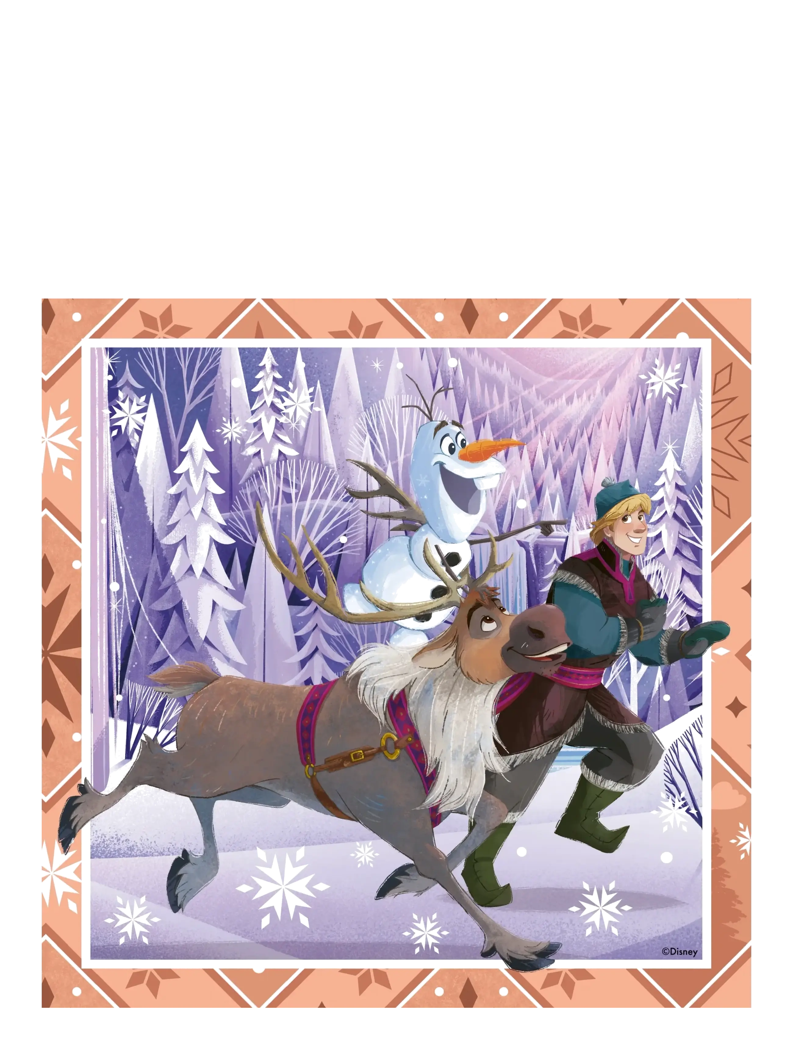 Ravensburger - Disney Frozen 3x49p - klassiske puslespil - multi coloured - 4