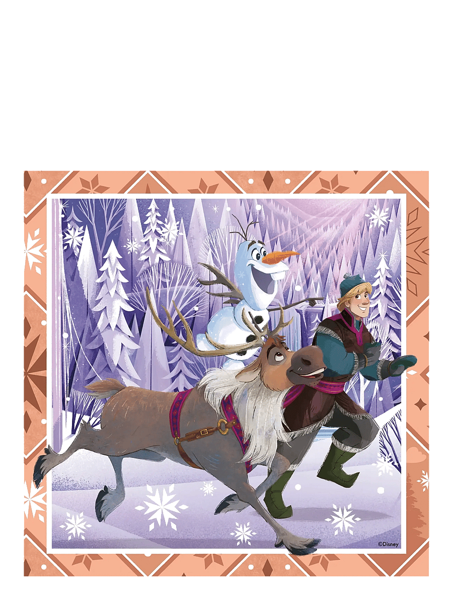 Ravensburger - Disney Frozen 3x49p - klassísk púsl - multi coloured - 4