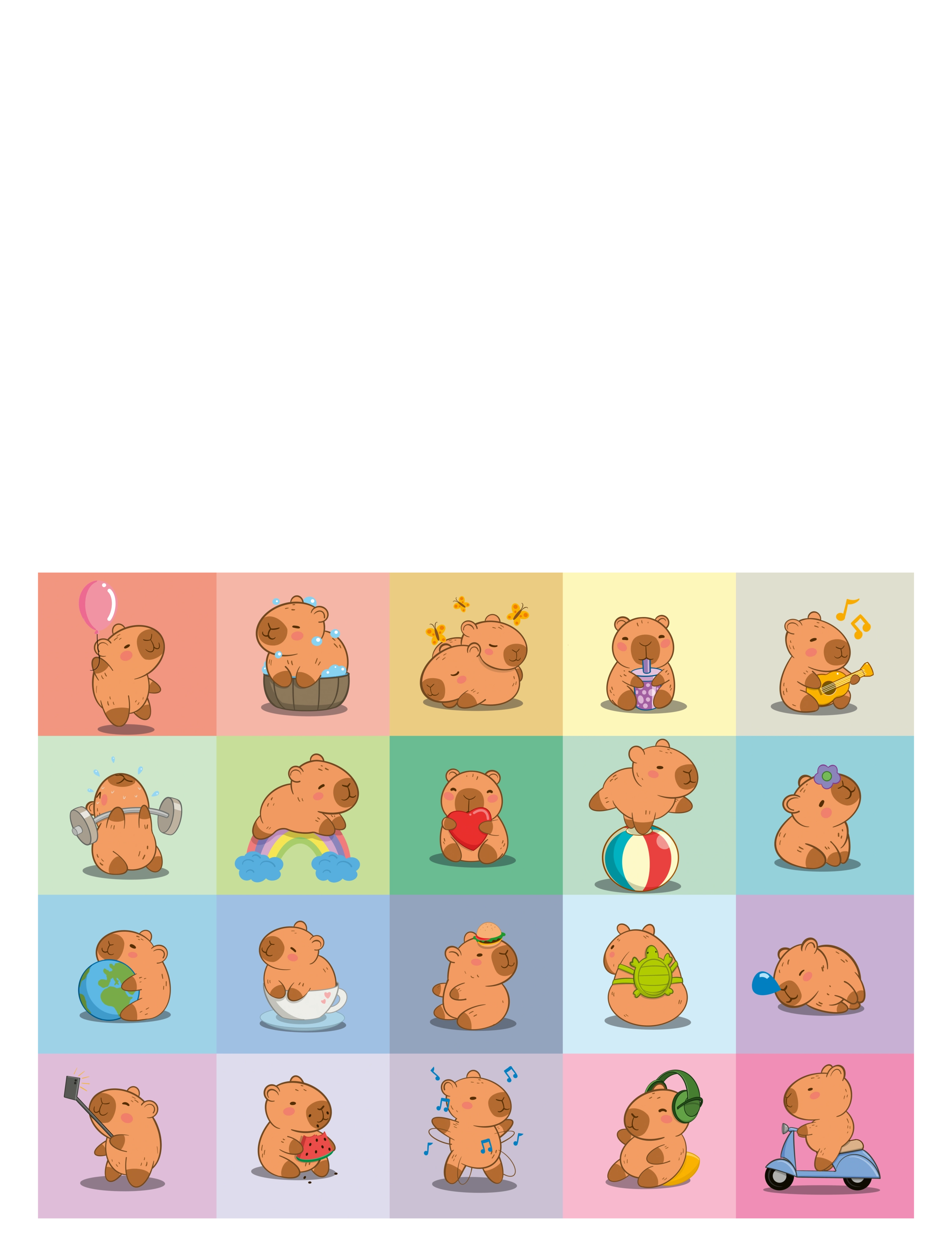 Ravensburger - Capybara 100p - klassiske puslespil - multi coloured - 1