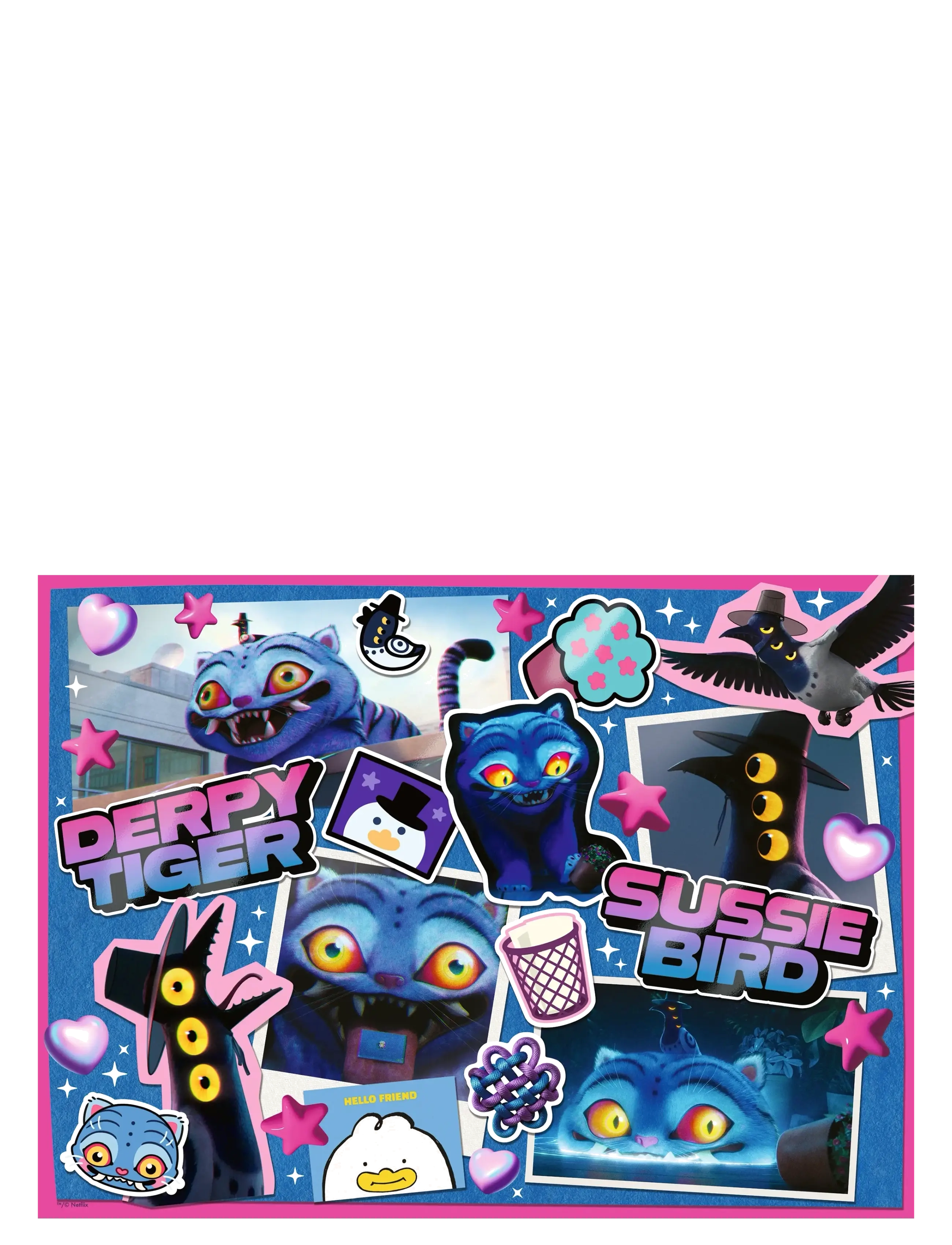 Ravensburger - KPop Demon Hunters Derpy & Sussie 300p XXL - klassiset palapelit - multi coloured - 1