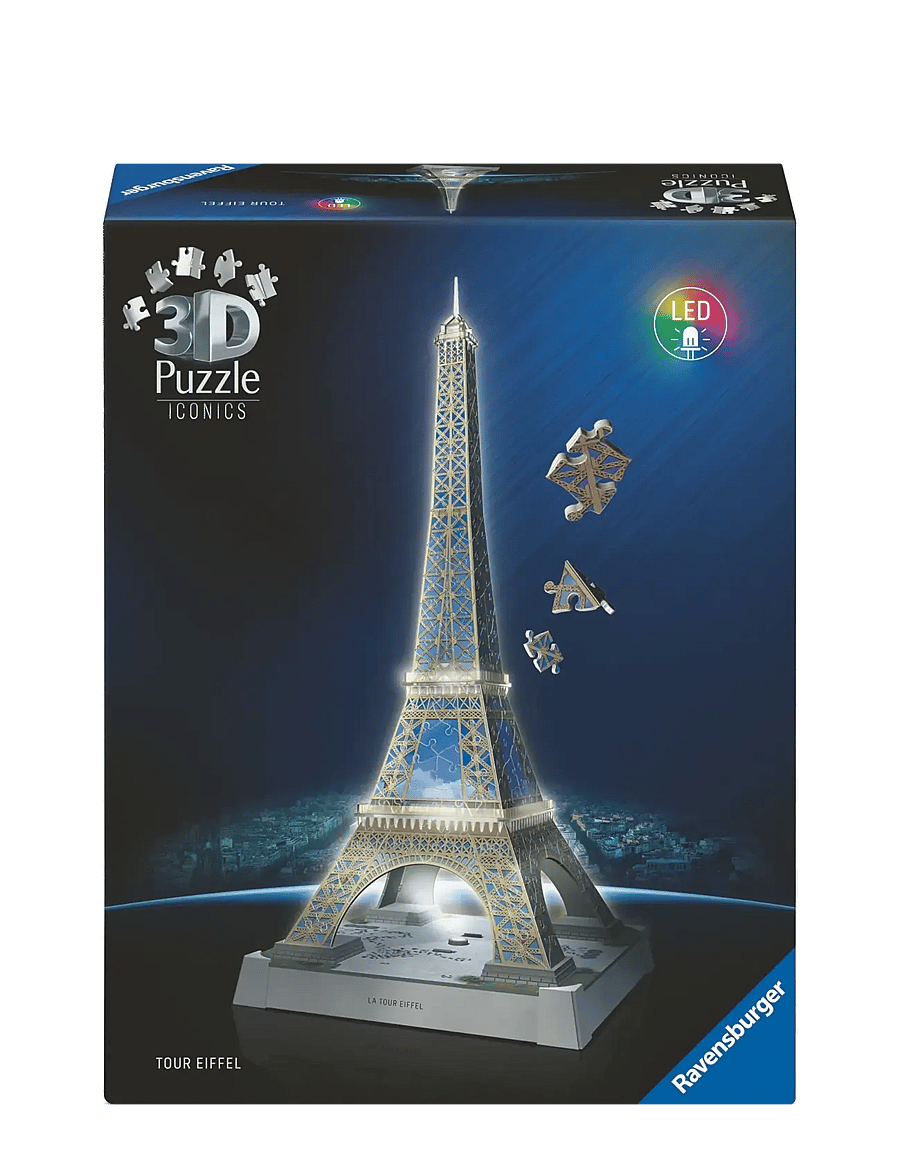 Ravensburger - Iconics La Tour Eiffel with Light 216p - Þrívíddar púsl - multi coloured - 0