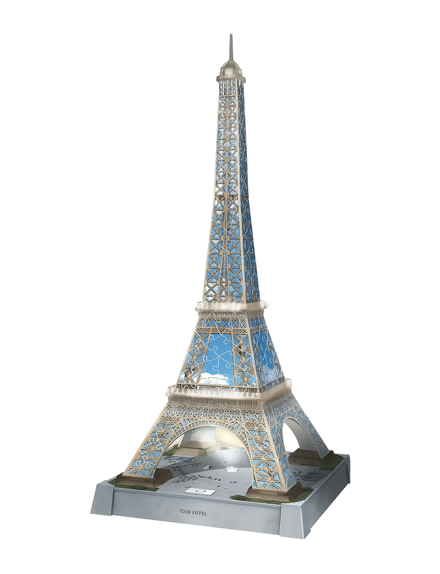 Ravensburger - Iconics La Tour Eiffel with Light 216p - Þrívíddar púsl - multi coloured - 1