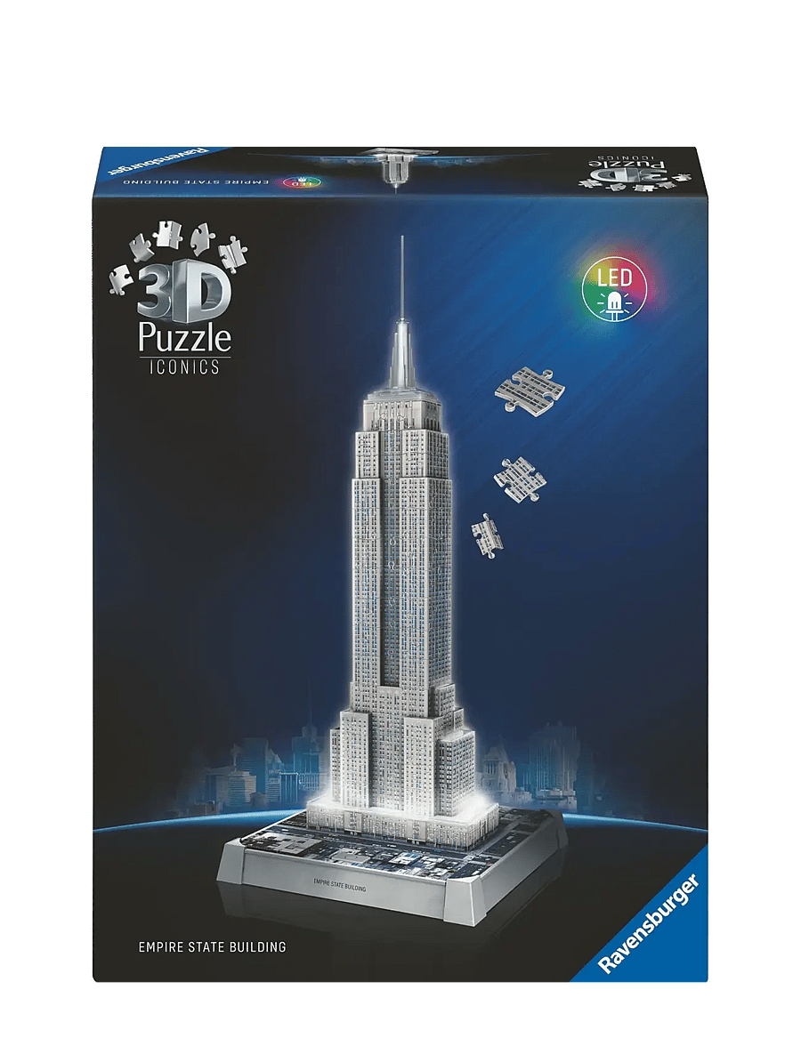 Ravensburger - Iconics Empire State Building Light 216p - Þrívíddar púsl - multi coloured - 0