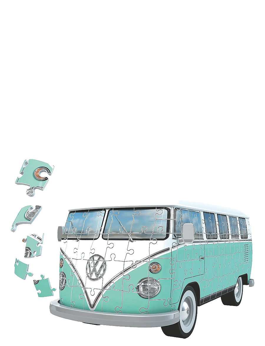 Ravensburger - Iconics Volkswagen T1 162p - Þrívíddar púsl - multi coloured - 1