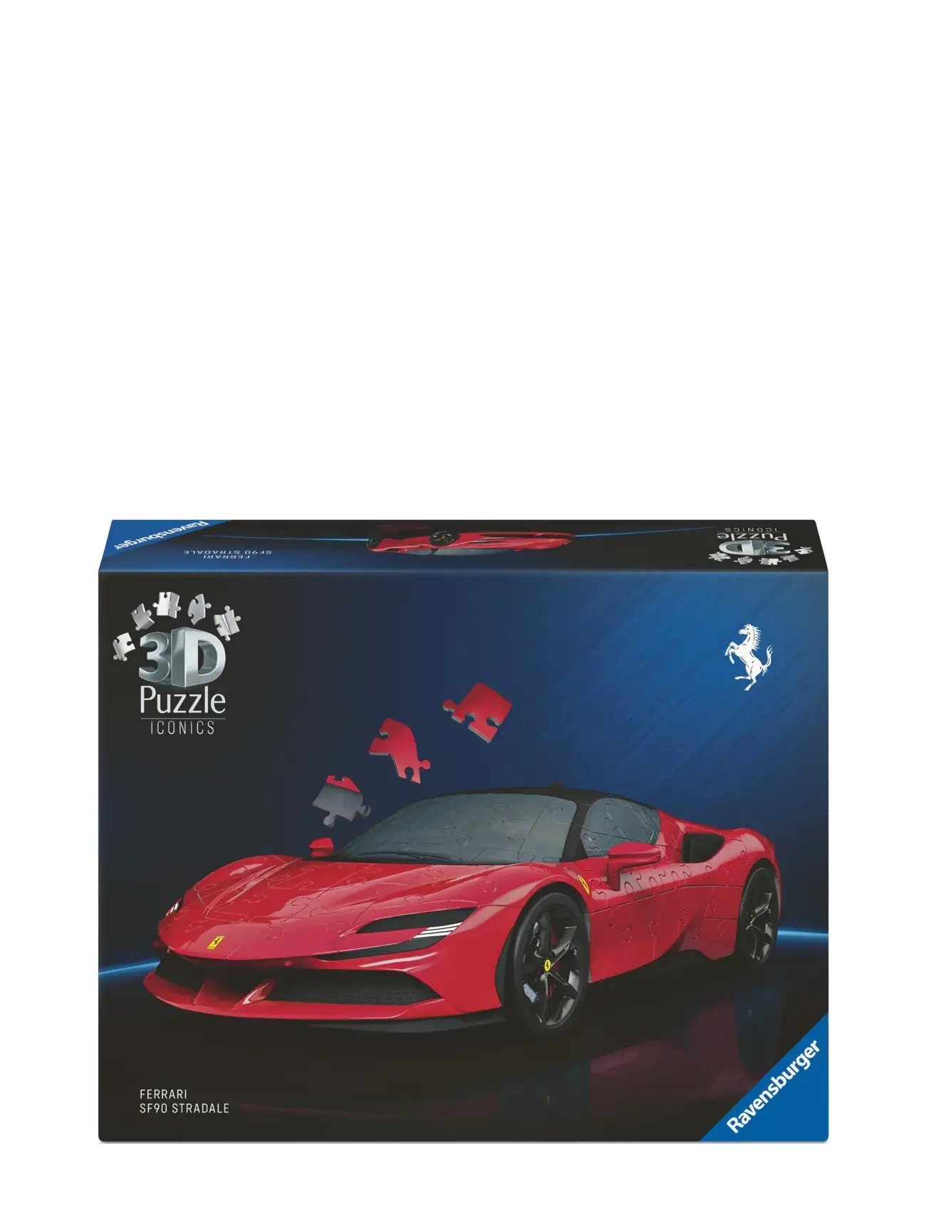 Ravensburger Iconics Ferrari Sf 90 Stradale 108P, 3d Puslespil, Multi/mønstret, Str: ONE SIZE