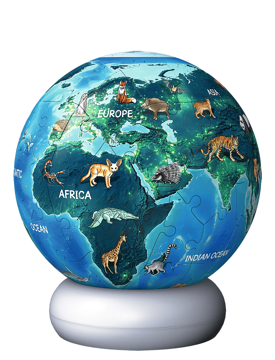 Ravensburger - Puzzle-Ball Nightlight The Earth by Night 72p - 3d-puslespil - multi coloured - 2