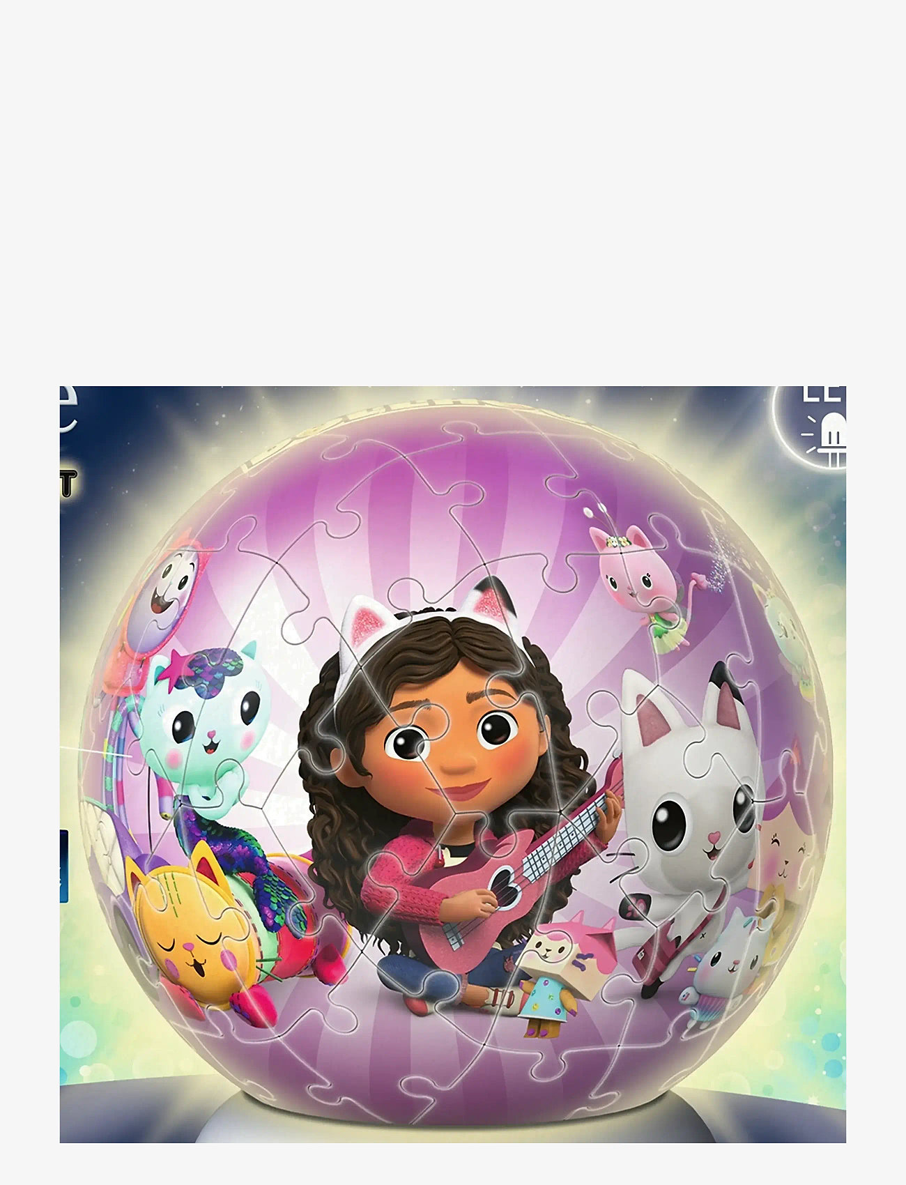 Ravensburger - Puzzle-Ball Nightlight Gabby's Dollhouse 72p - 3d-pussel - multi coloured - 1