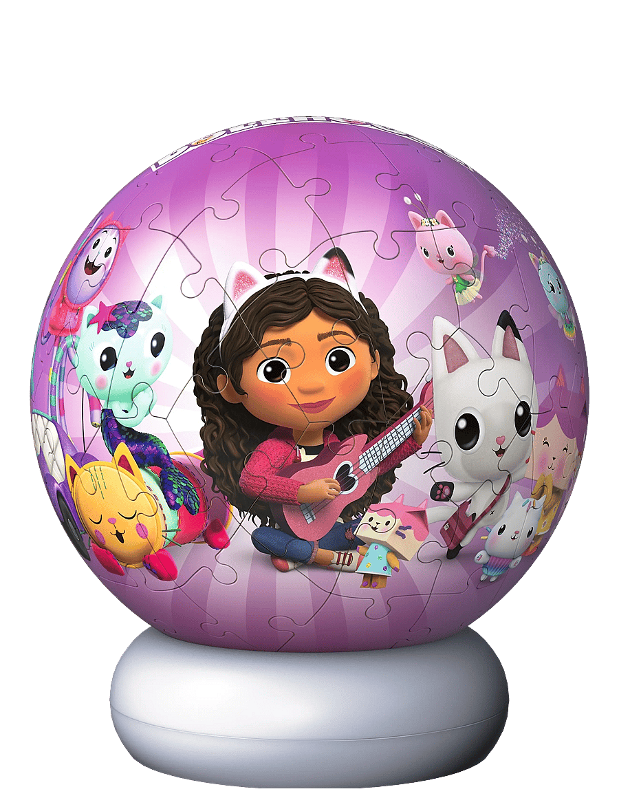 Ravensburger - Puzzle-Ball Nightlight Gabby's Dollhouse 72p - 3d-puslespil - multi coloured - 2