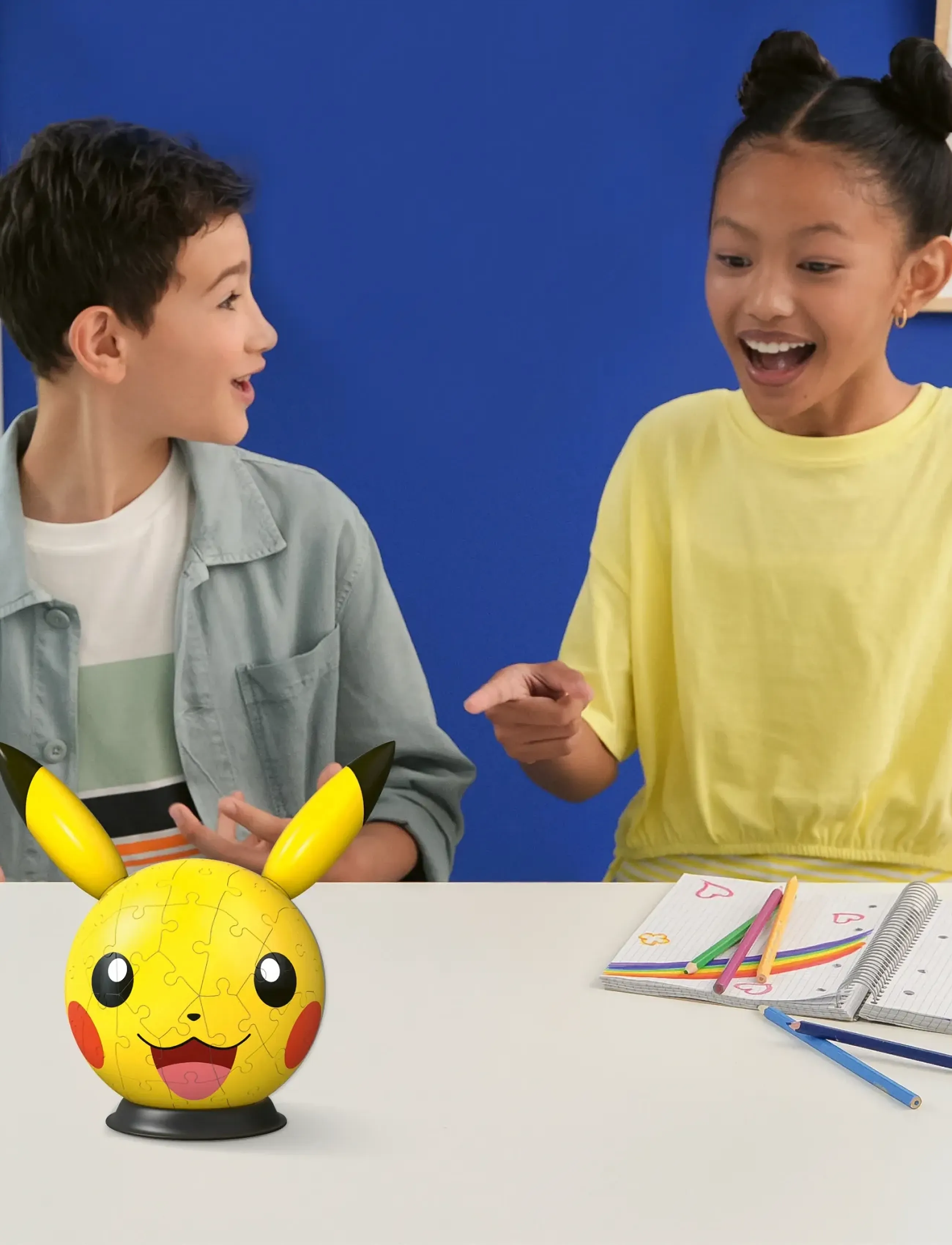 Ravensburger Pikachu With Ears 72P, One Size, Yellow, Puslespil > 3D-Puslespil, Børn
