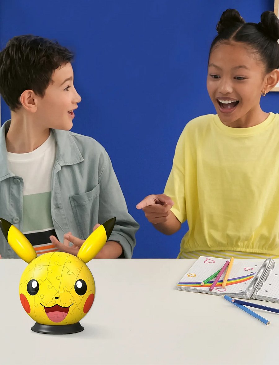 Ravensburger - Pikachu with Ears 72p - 3d-puslespil - multi coloured - 0