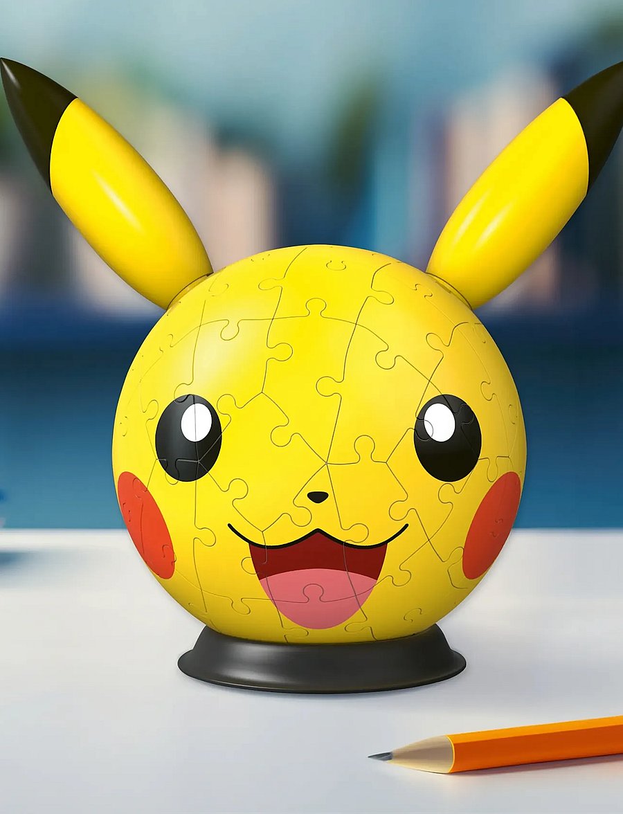 Ravensburger - Pikachu with Ears 72p - 3d-puslespil - multi coloured - 5