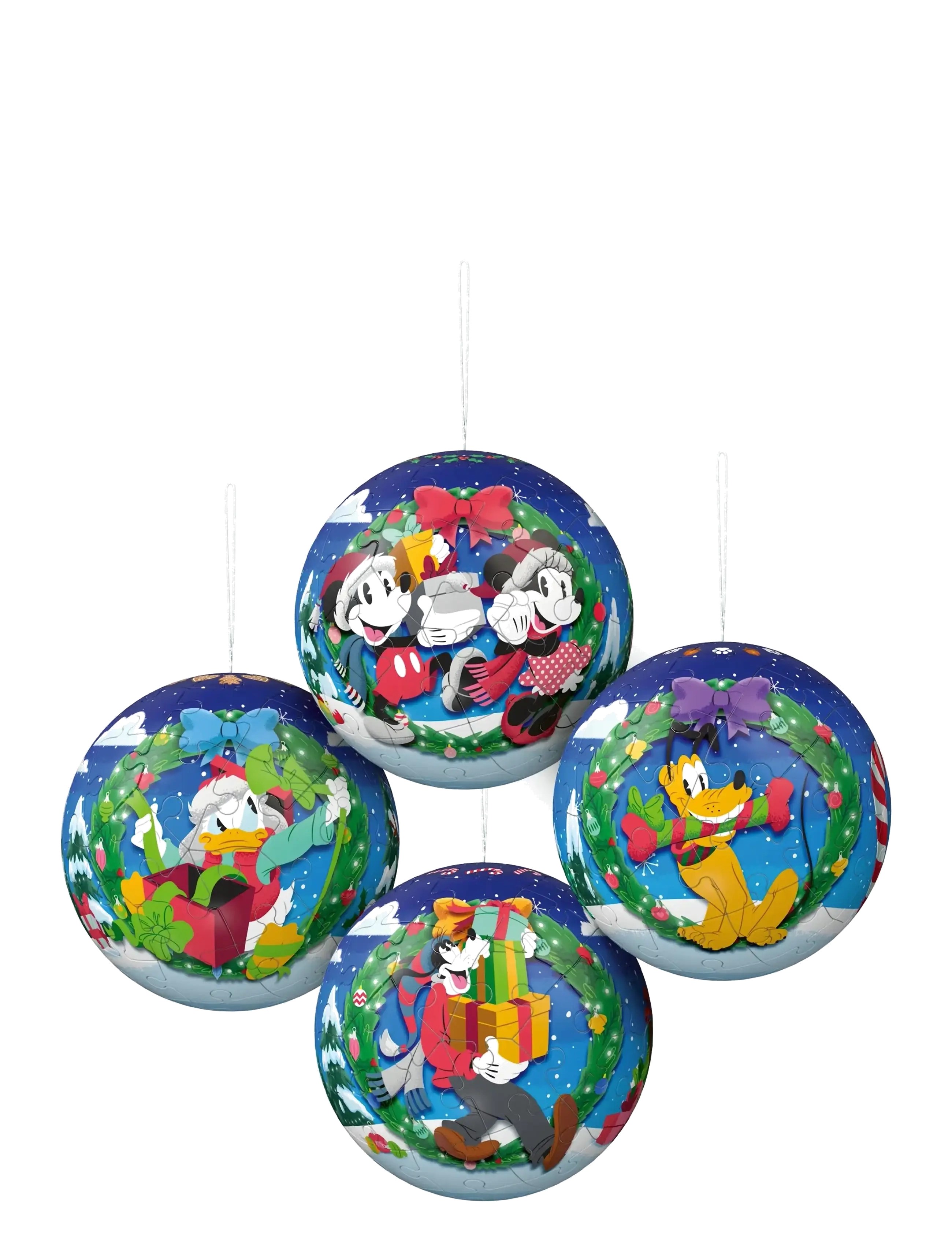 Ravensburger - 4 Disney Christmas baubles in one box - multi coloured - 2