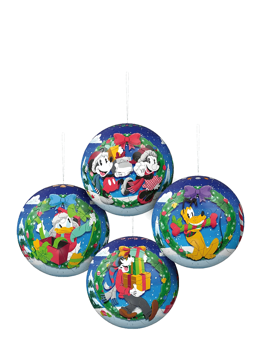 Ravensburger - 4 Disney Christmas baubles in one box - Þrívíddar púsl - multi coloured - 2