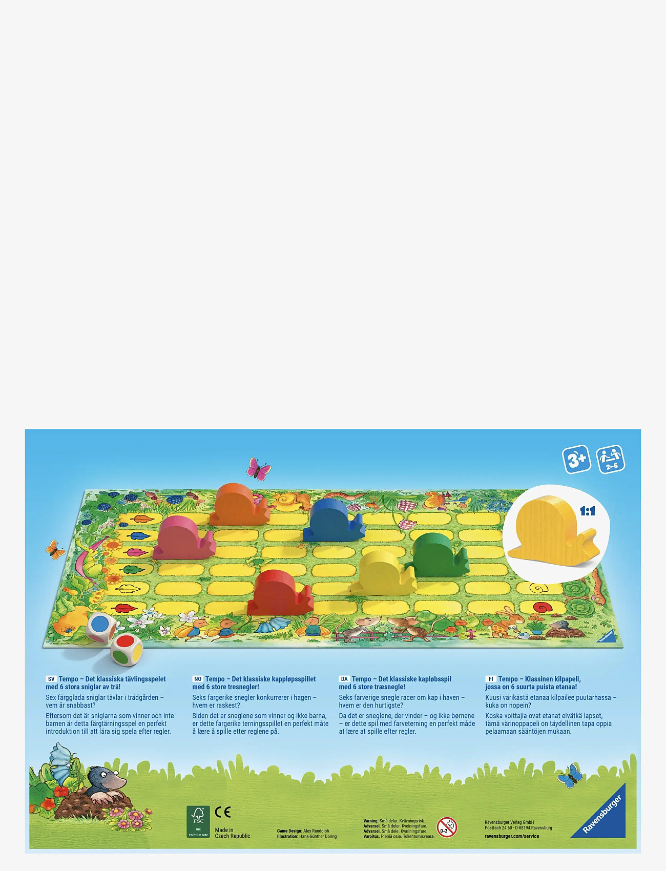 Ravensburger - Tempo SV/NO/DA/FI - brætspil - multi coloured - 3