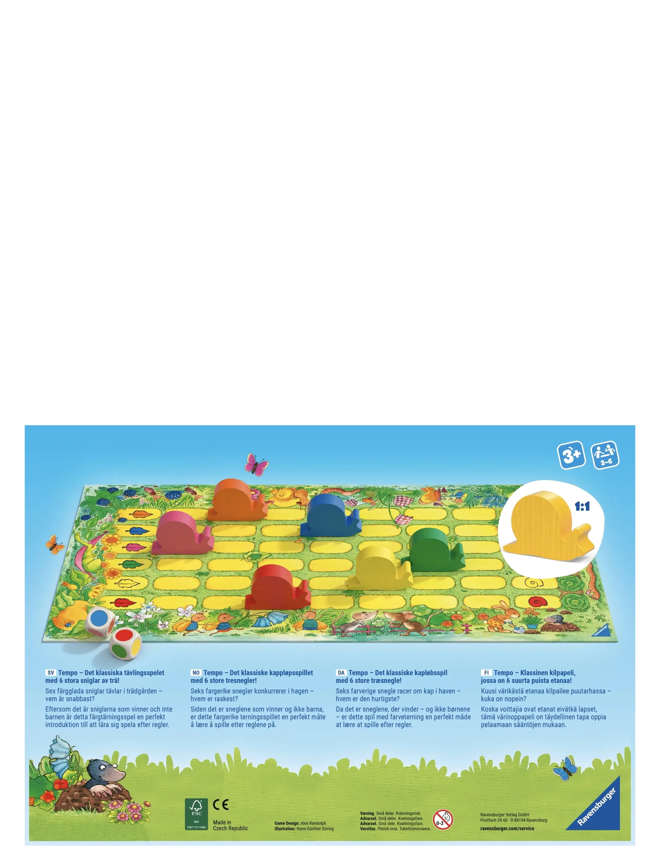 Ravensburger - Tempo SV/NO/DA/FI - brætspil - multi coloured - 3