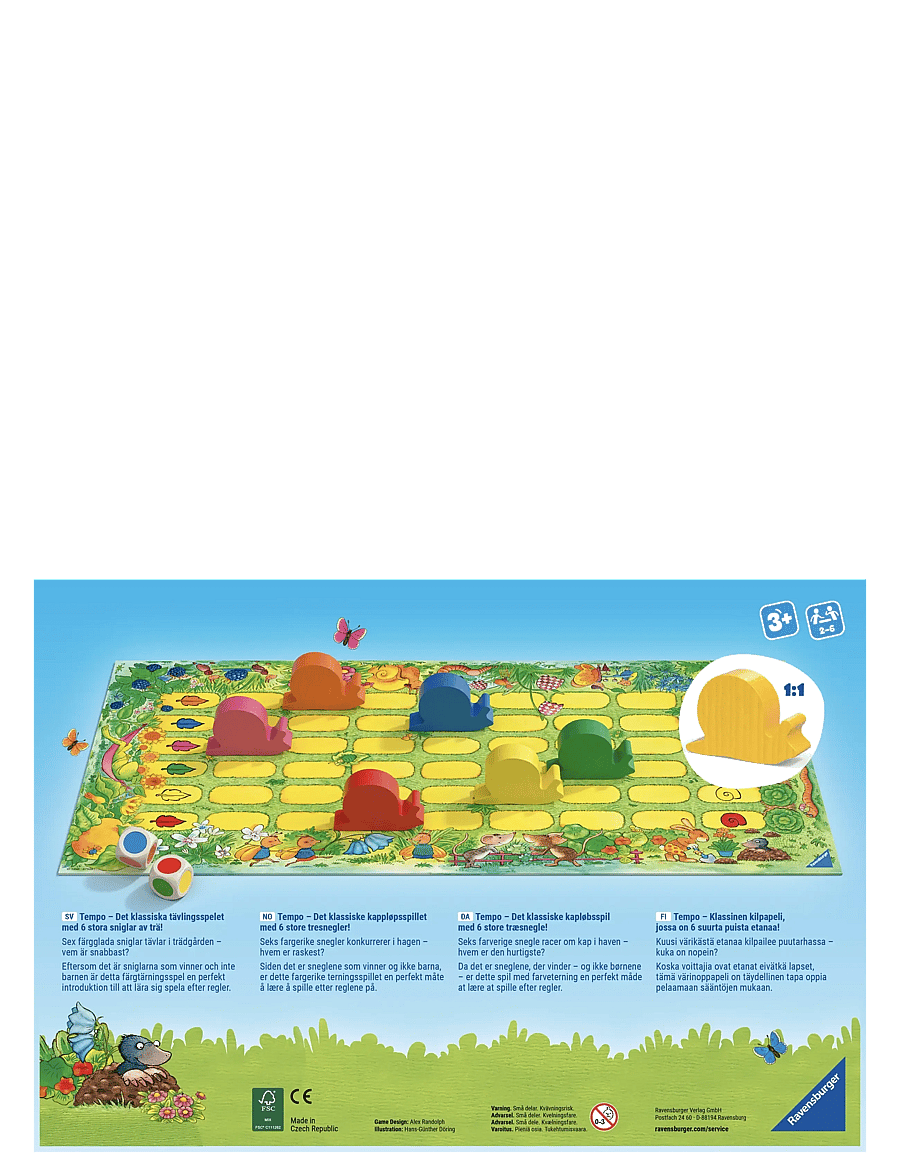 Ravensburger - Tempo SV/NO/DA/FI - borðspil - multi coloured - 3