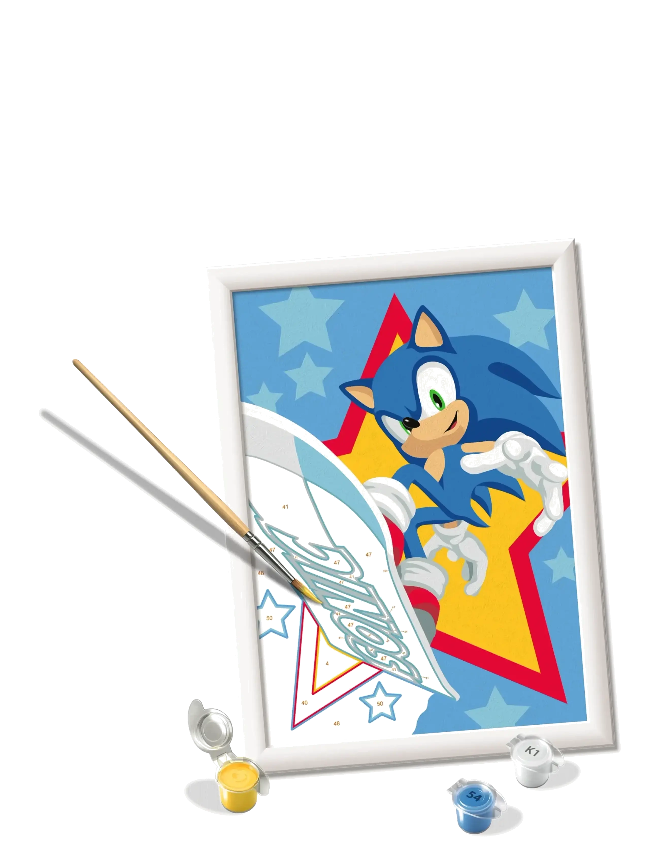 Ravensburger CreArt Speedy Sonic - Legetøj - MULTI COLOURED / blue
