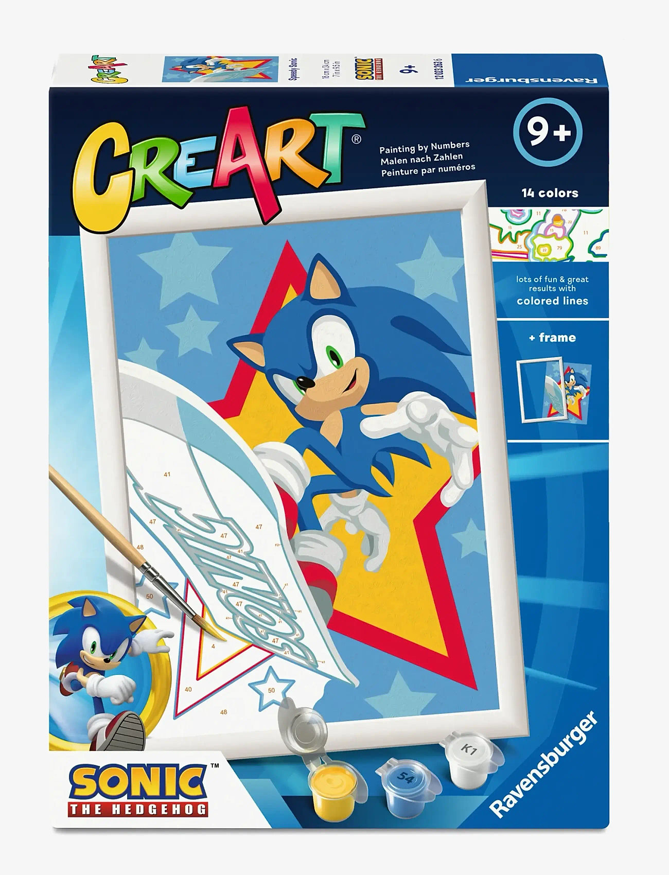 Ravensburger - CreArt Speedy Sonic - kreasæt - multi coloured - 2