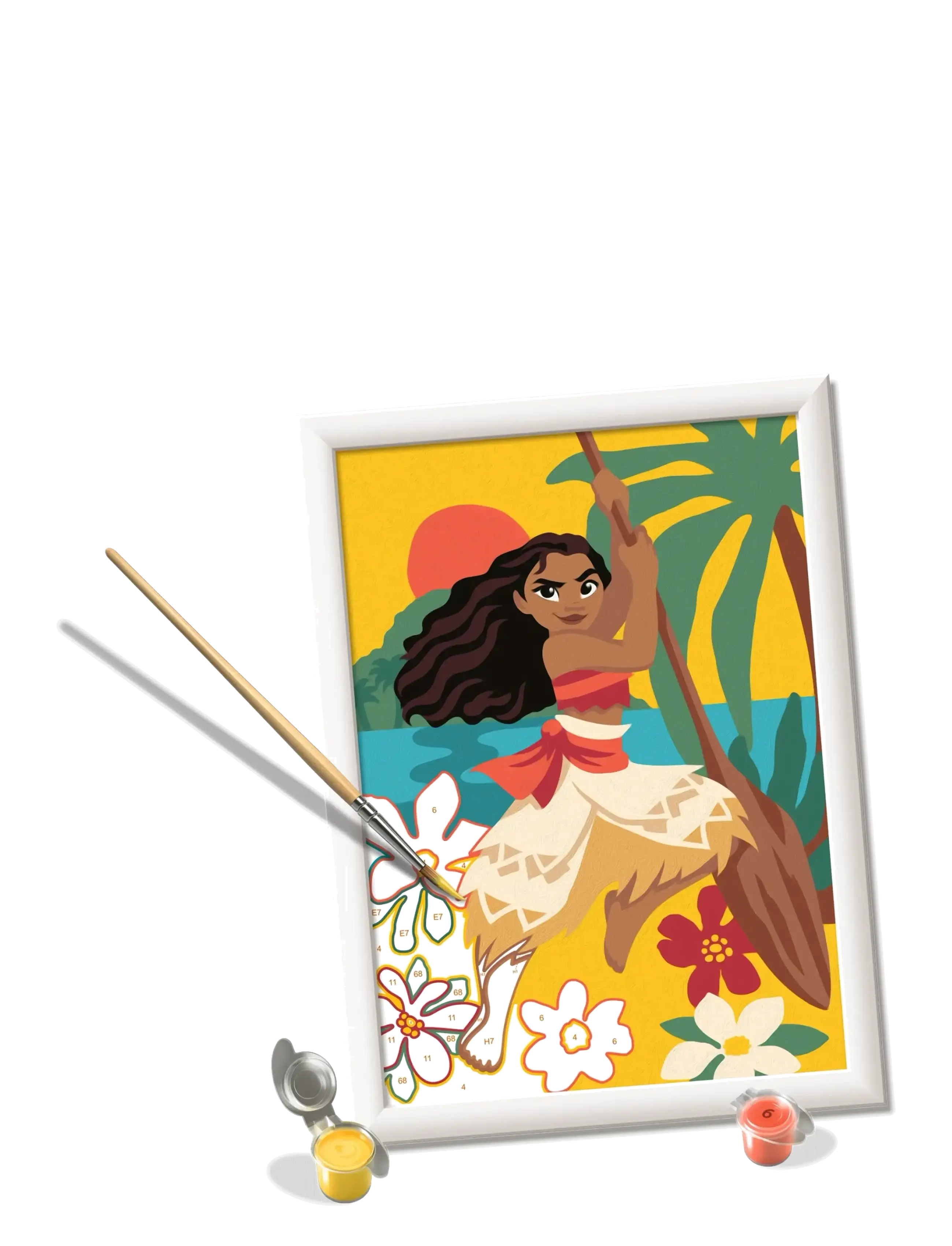 Ravensburger CreArt Vaiana‘s Adventures - Legetøj - MULTI COLOURED / yellow