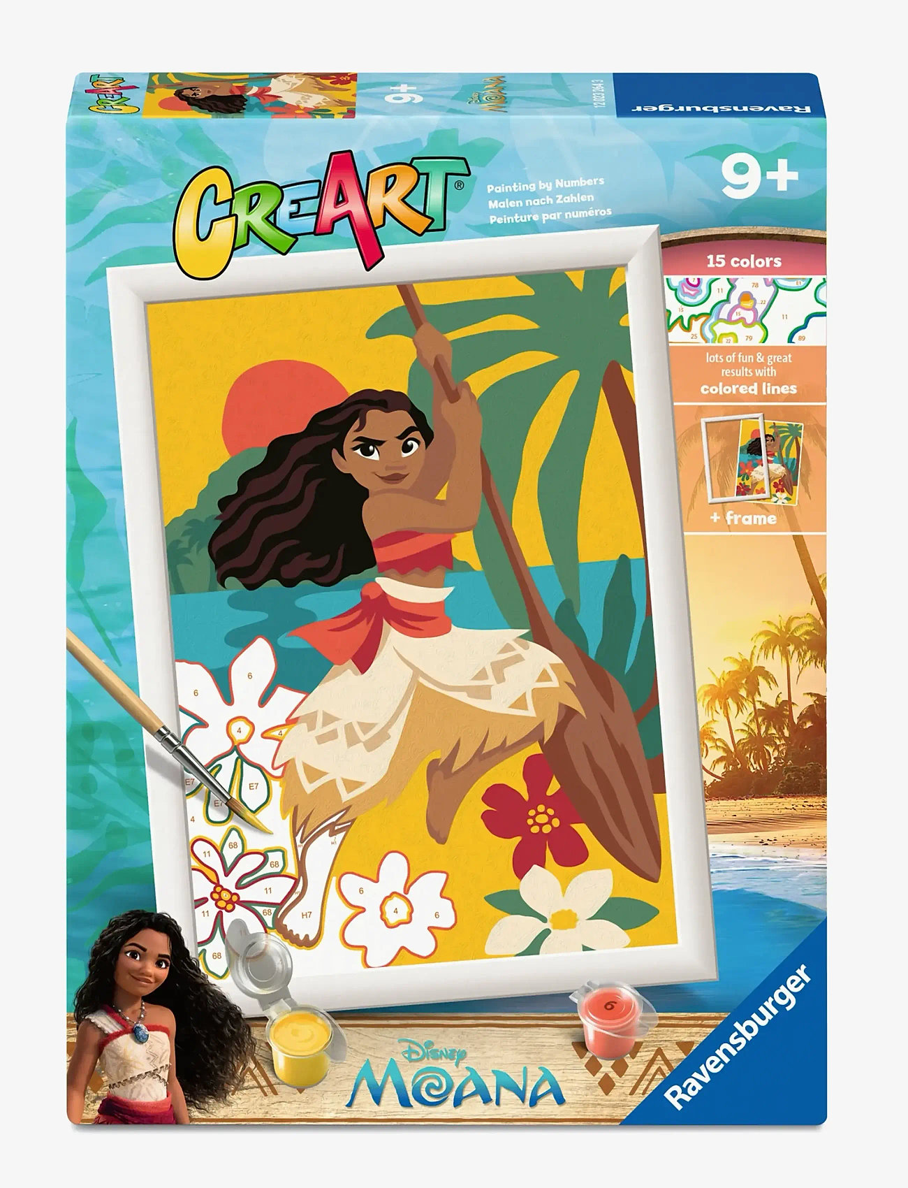 Ravensburger - CreArt Vaiana‘s Adventures - male- & kreabøger - multi coloured - 2
