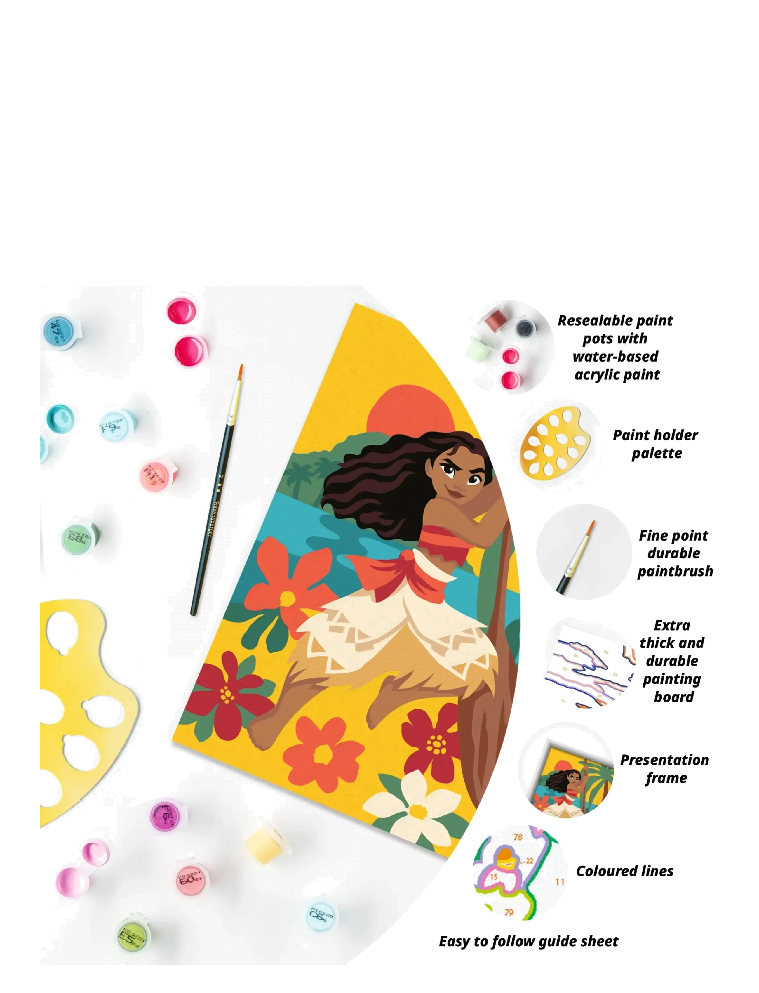 Ravensburger - CreArt Vaiana‘s Adventures - målar- & pysselböcker - multi coloured - 4