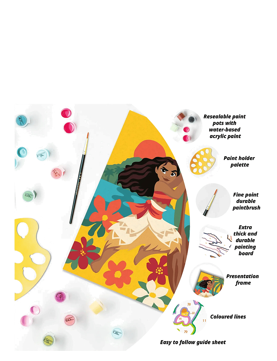 Ravensburger - CreArt Vaiana‘s Adventures - lita- og föndurbækur - multi coloured - 4