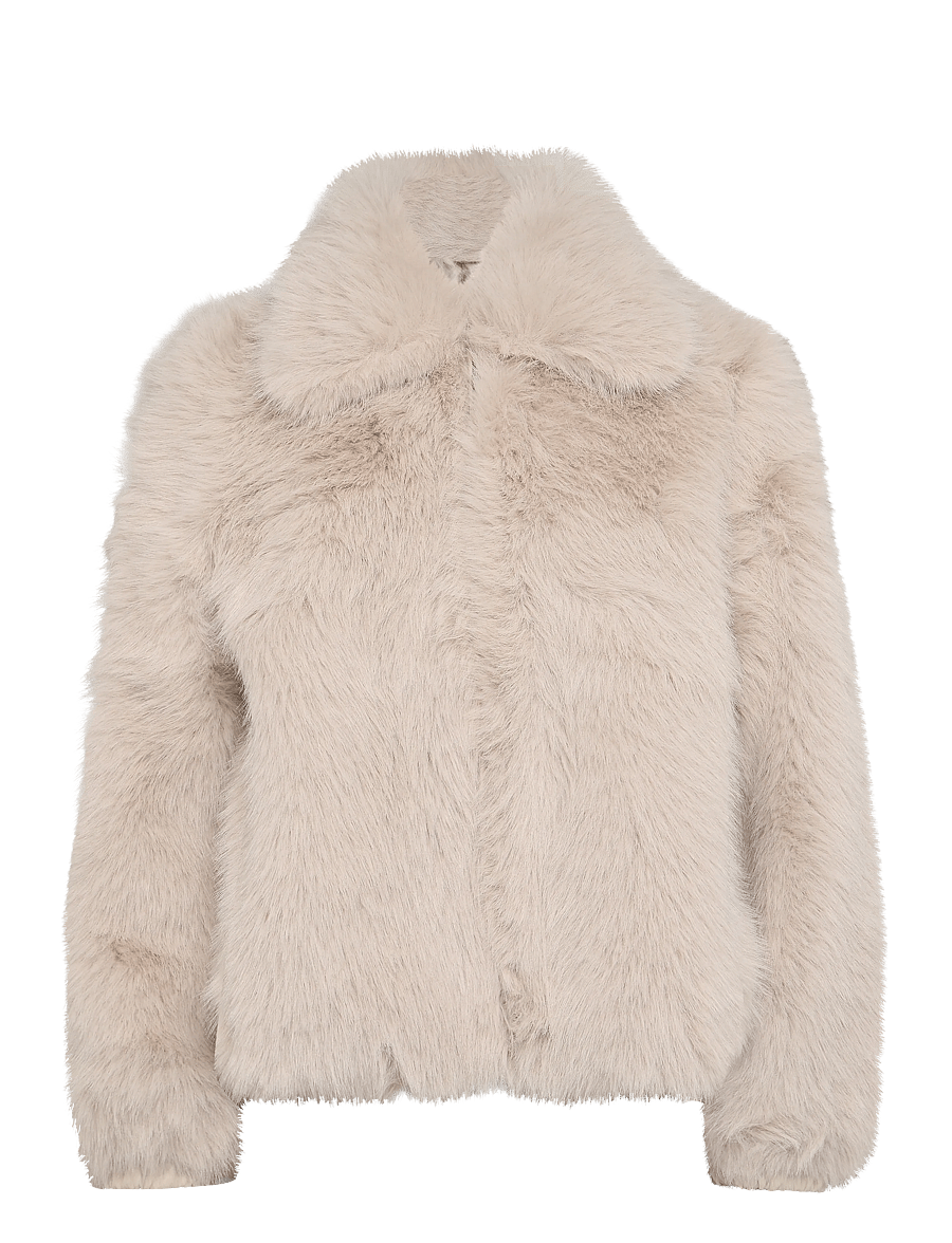 Ravn Ravn - Alaskarv Faux Fur Jacket - bomberjacken - beige - 0