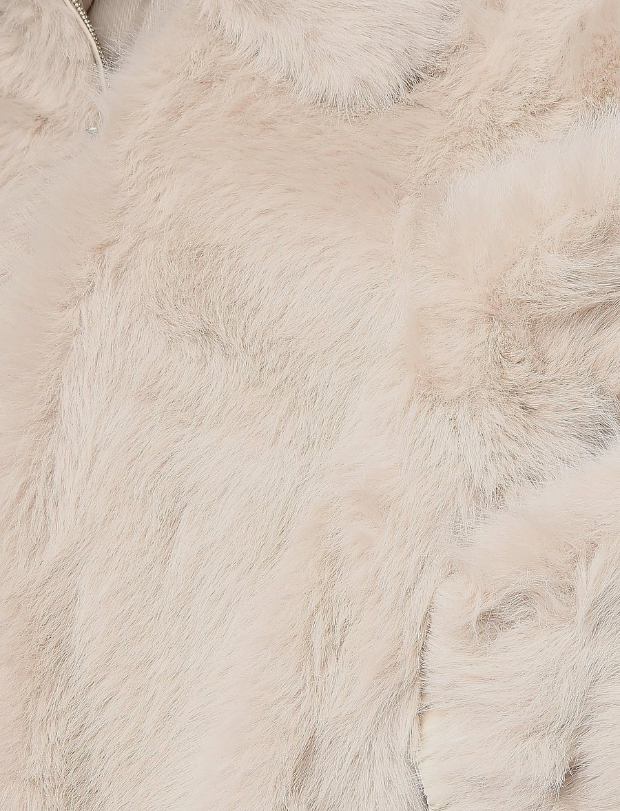 Ravn Ravn - Alaskarv Faux Fur Jacket - bomberjacken - beige - 3