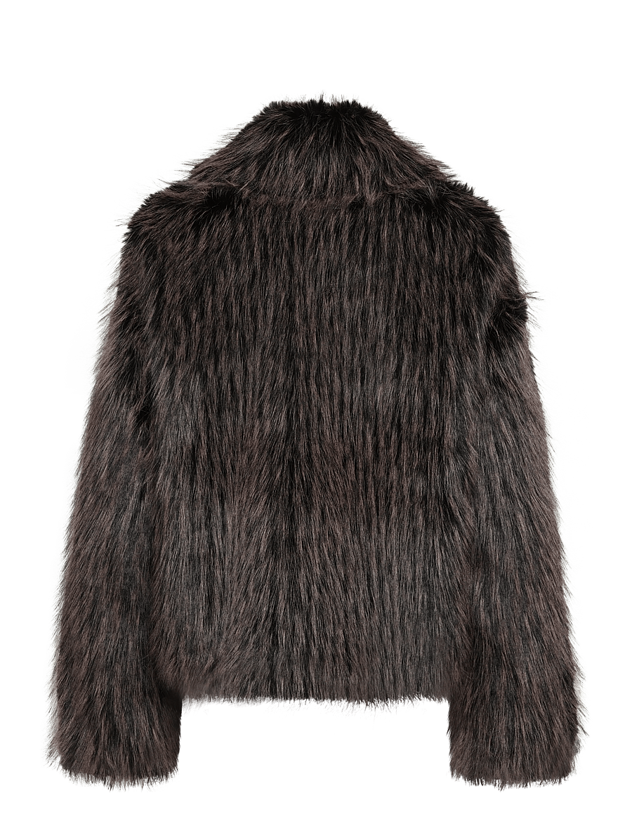 Ravn Ravn - Alaskarv Faux Fur Jacket - bomberjacken - mocca - 1