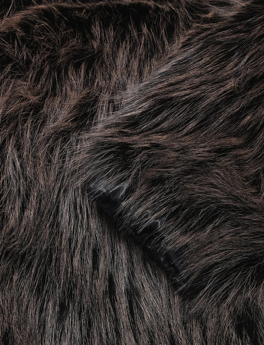 Ravn Ravn - Alaskarv Faux Fur Jacket - bomberjacken - mocca - 3