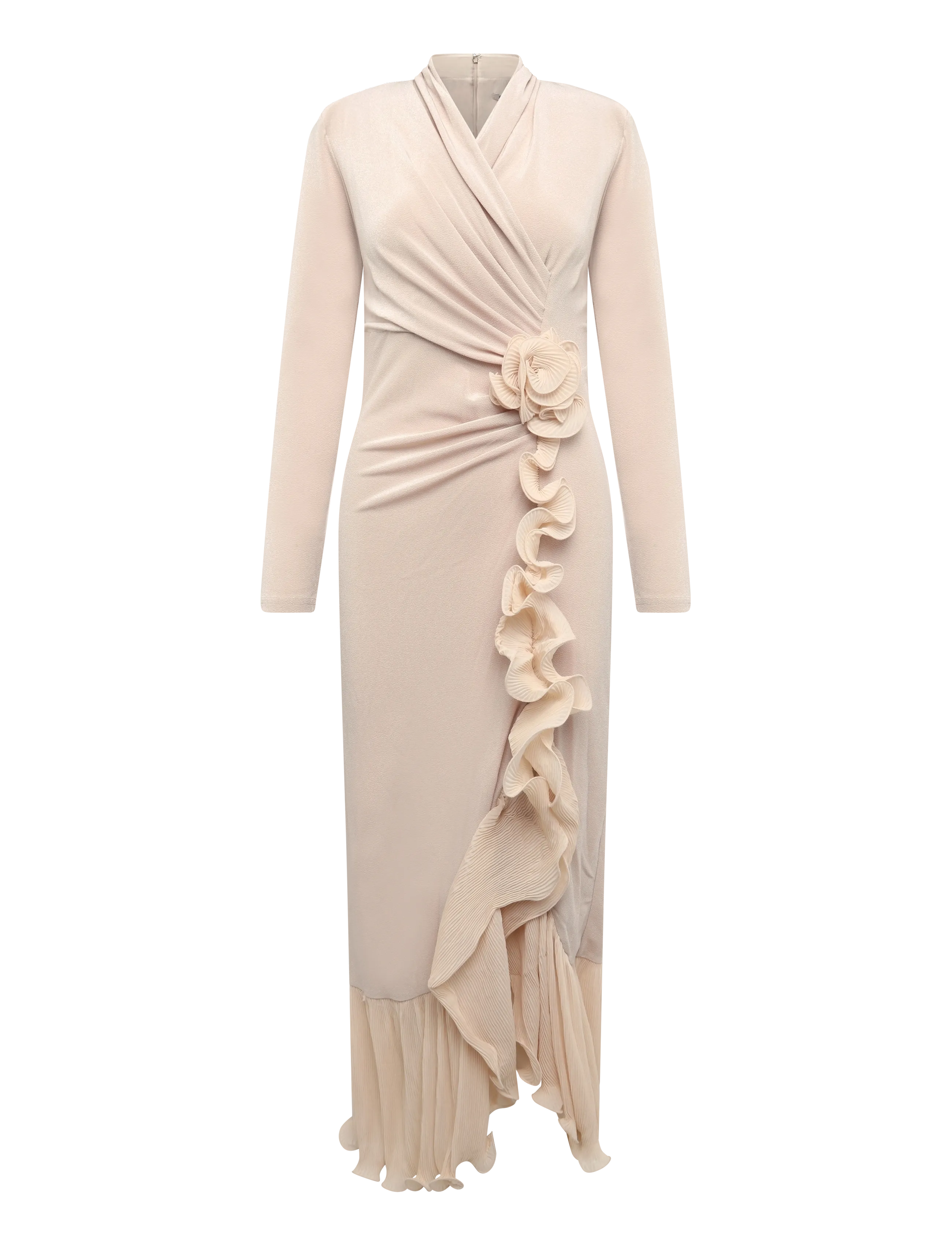 Ravn Ravn DION DRESS - Maxi Dresses - PEARLED IVORY / cream