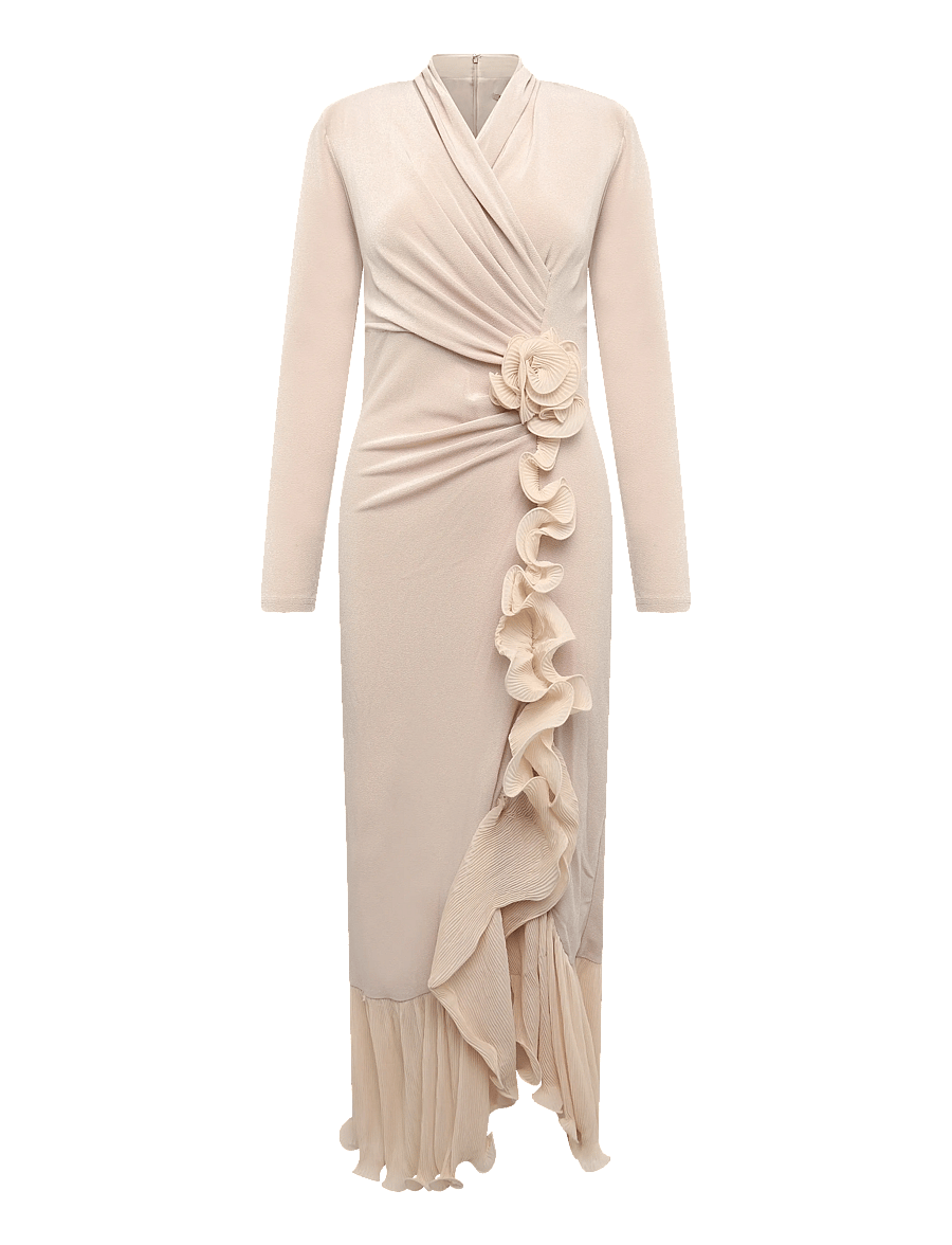 Ravn Ravn - DION DRESS - maxi dresses - pearled ivory - 0
