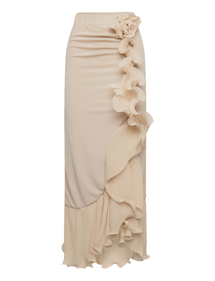 Ravn Ravn - DION SKIRT - pleated skirts - pearled ivory - 0