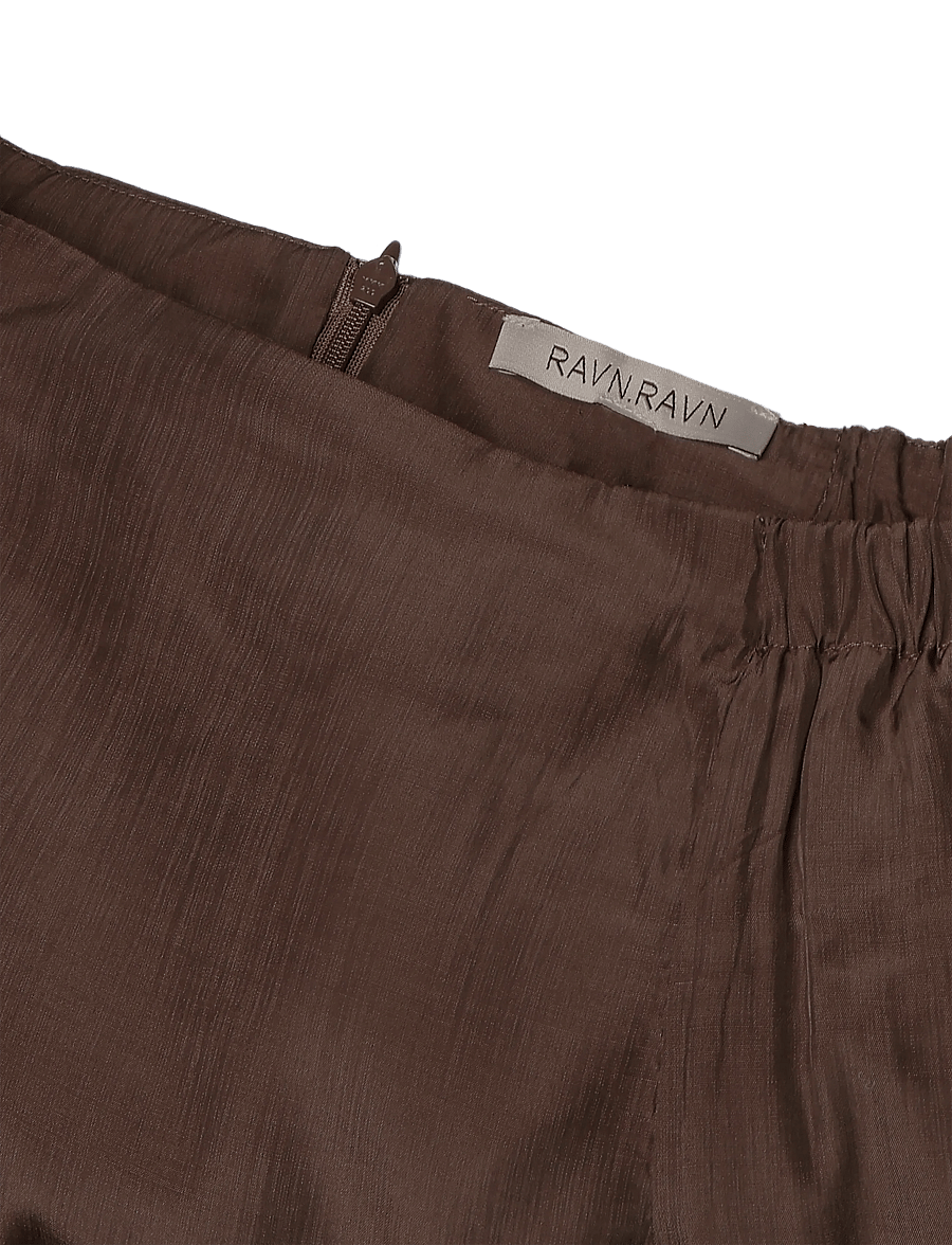 Ravn Ravn - Skye skirt - midi nederdele - espresso brown - 2