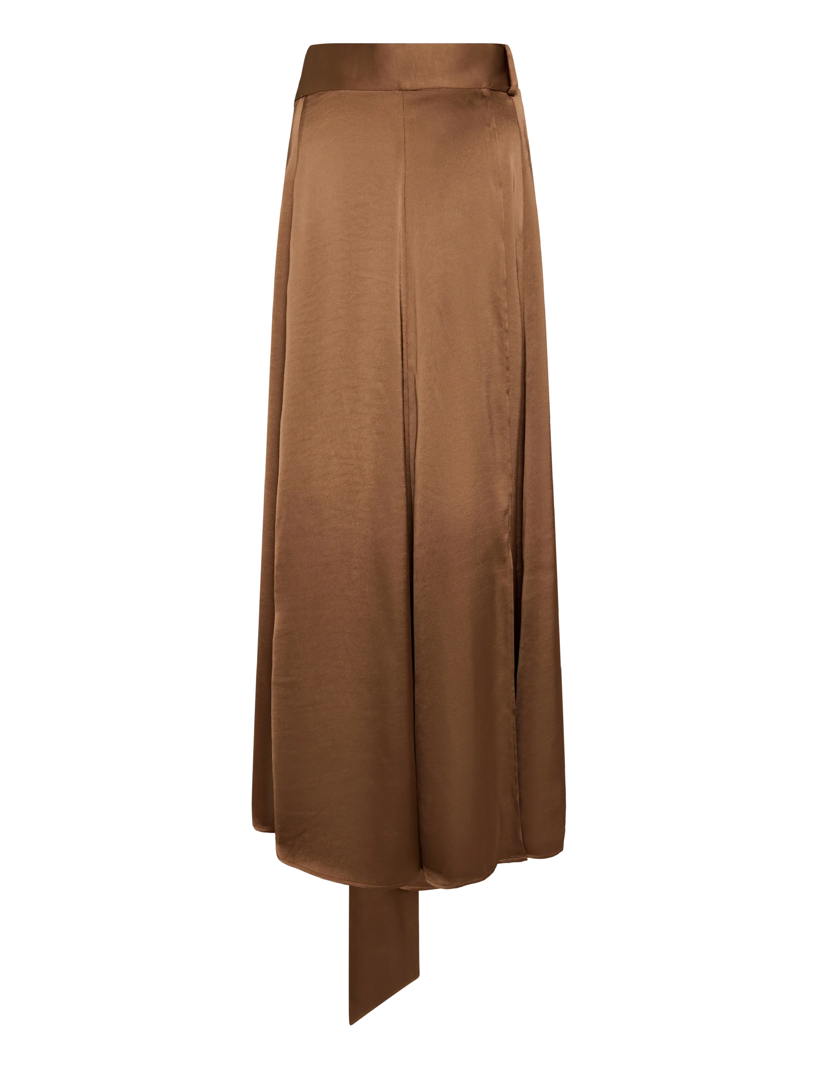 Ravn Ravn - Eleanor wrap skirt - satinnederdele - ombre brown - 1