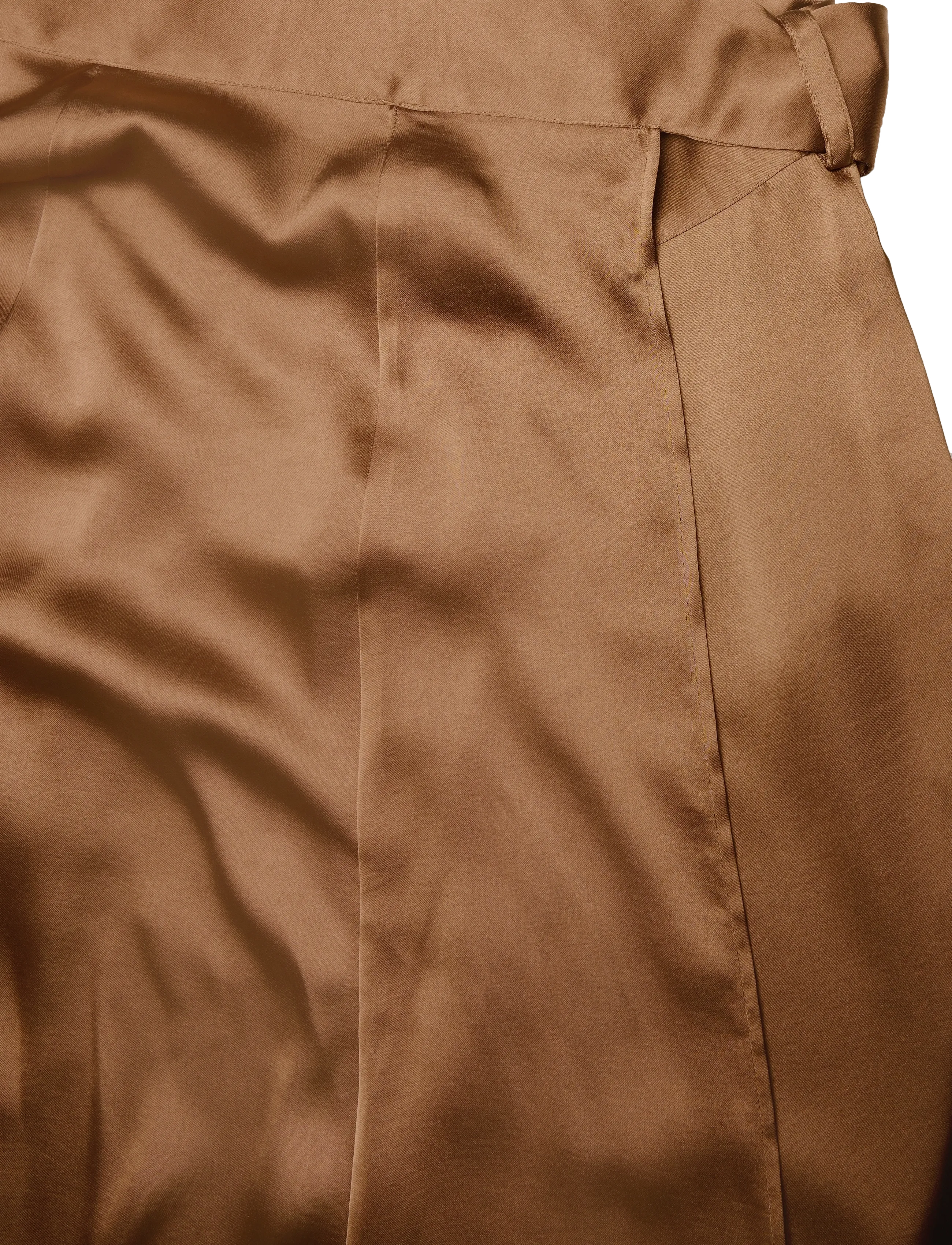 Ravn Ravn - Eleanor wrap skirt - satinnederdele - ombre brown - 2