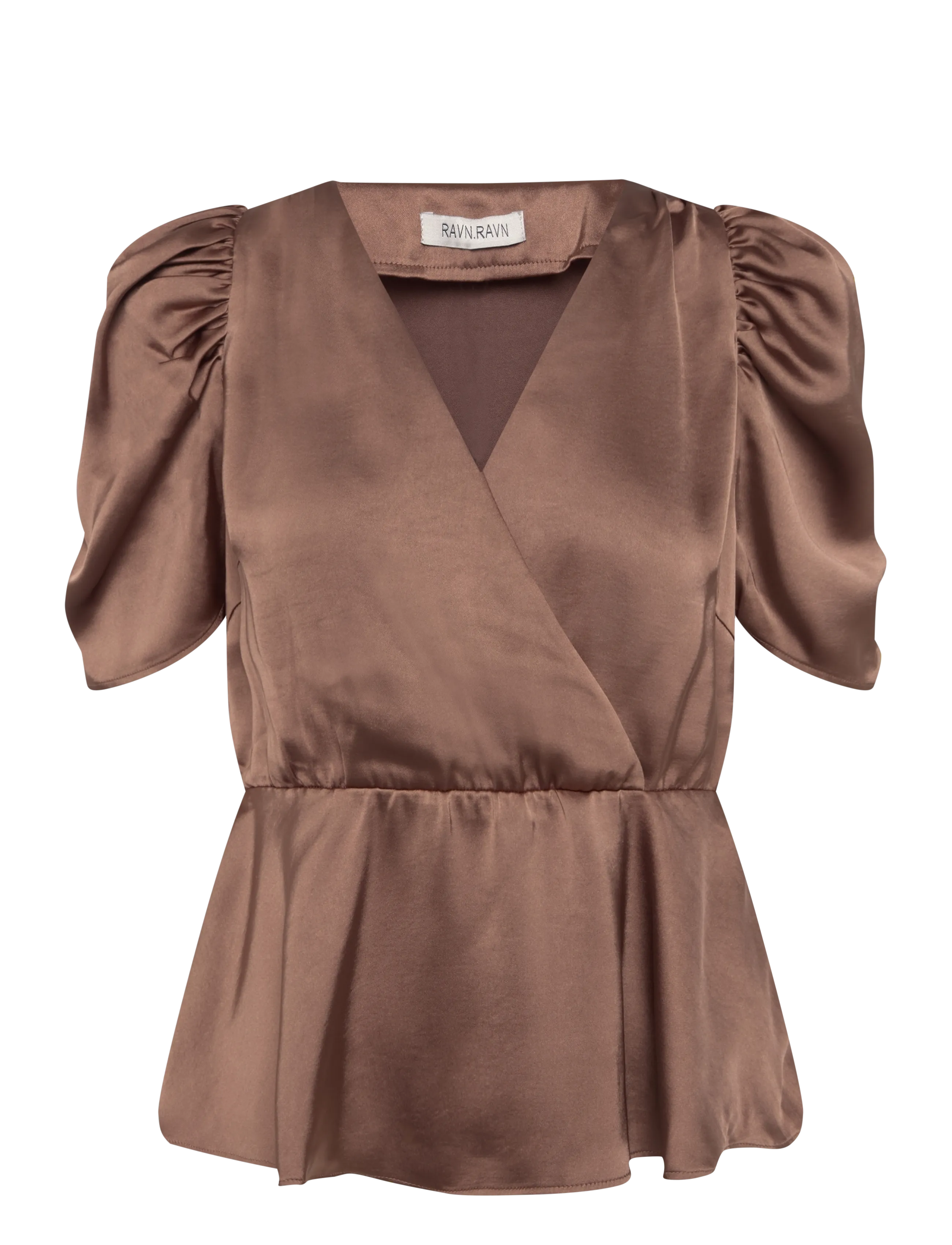 Ravn Ravn Emma blouse - Blusar & Skjortor - OMBRE BROWN / brown