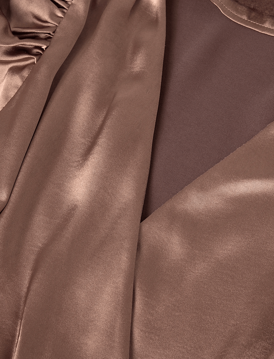 Ravn Ravn - Emma blouse - kortärmade blusar - ombre brown - 2