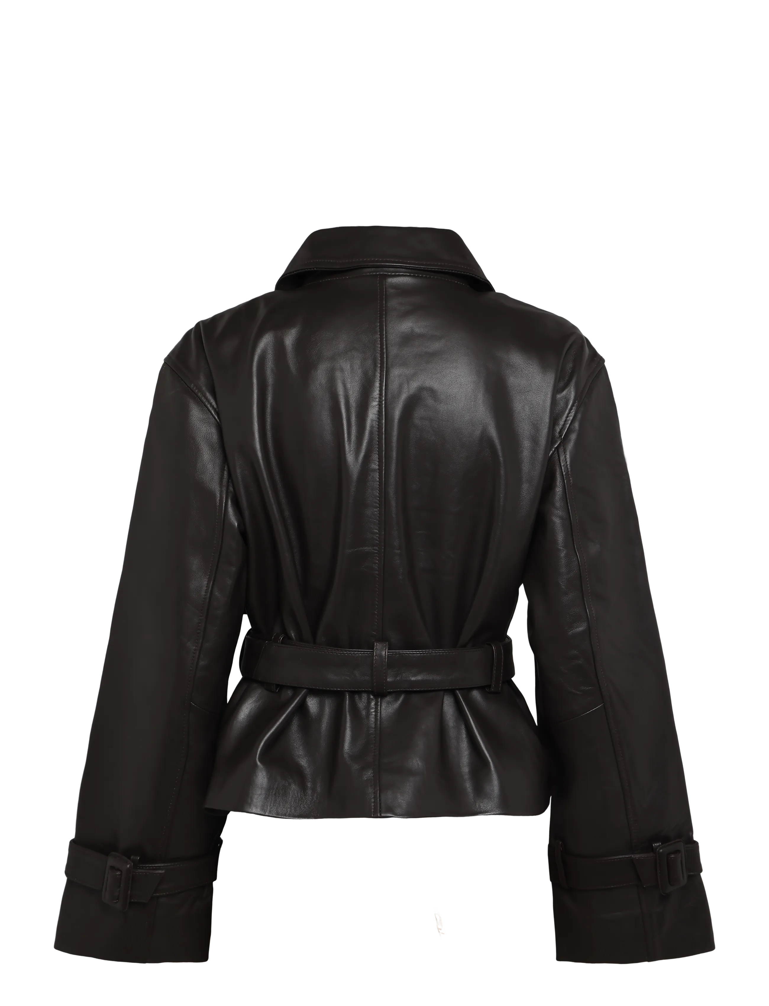 Ravn Ravn - Elvira jacket - læderjakker - dark brown - 1