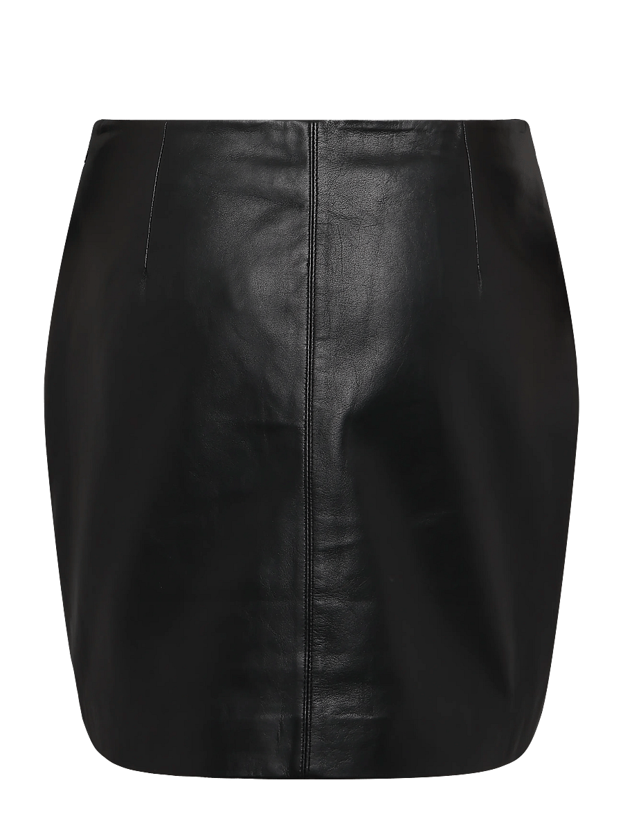 Ravn Ravn - Vira skirt - lederröcke - black - 1