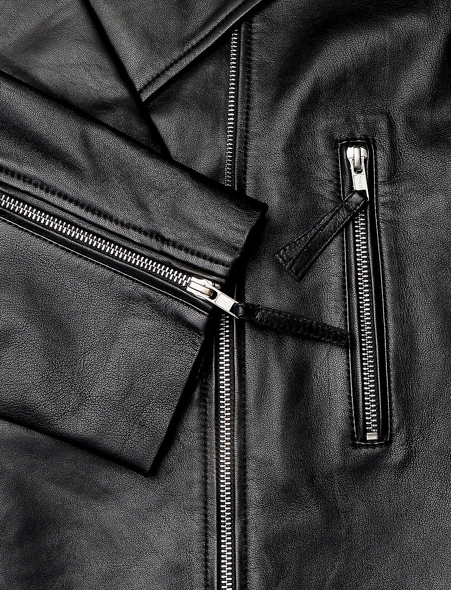 Ravn Ravn - Hang Biker jacket - lederjacken - black - 3