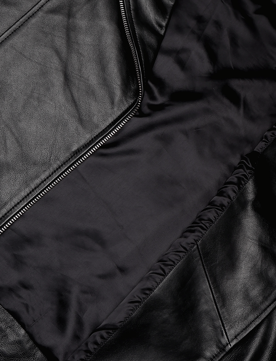 Ravn Ravn - Hang Biker jacket - lederjacken - black - 4