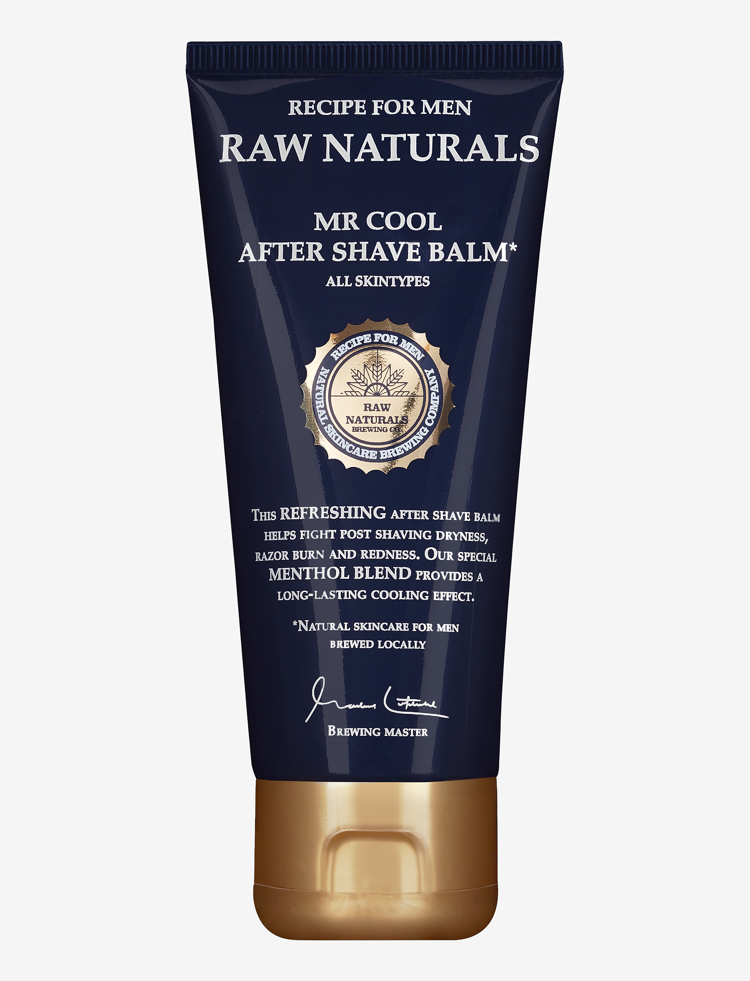 Raw Naturals Brewing Company Mr Cool After Shave Balm, 100 ml, Nude, Barberingsprodukter > After Shave, Herre
