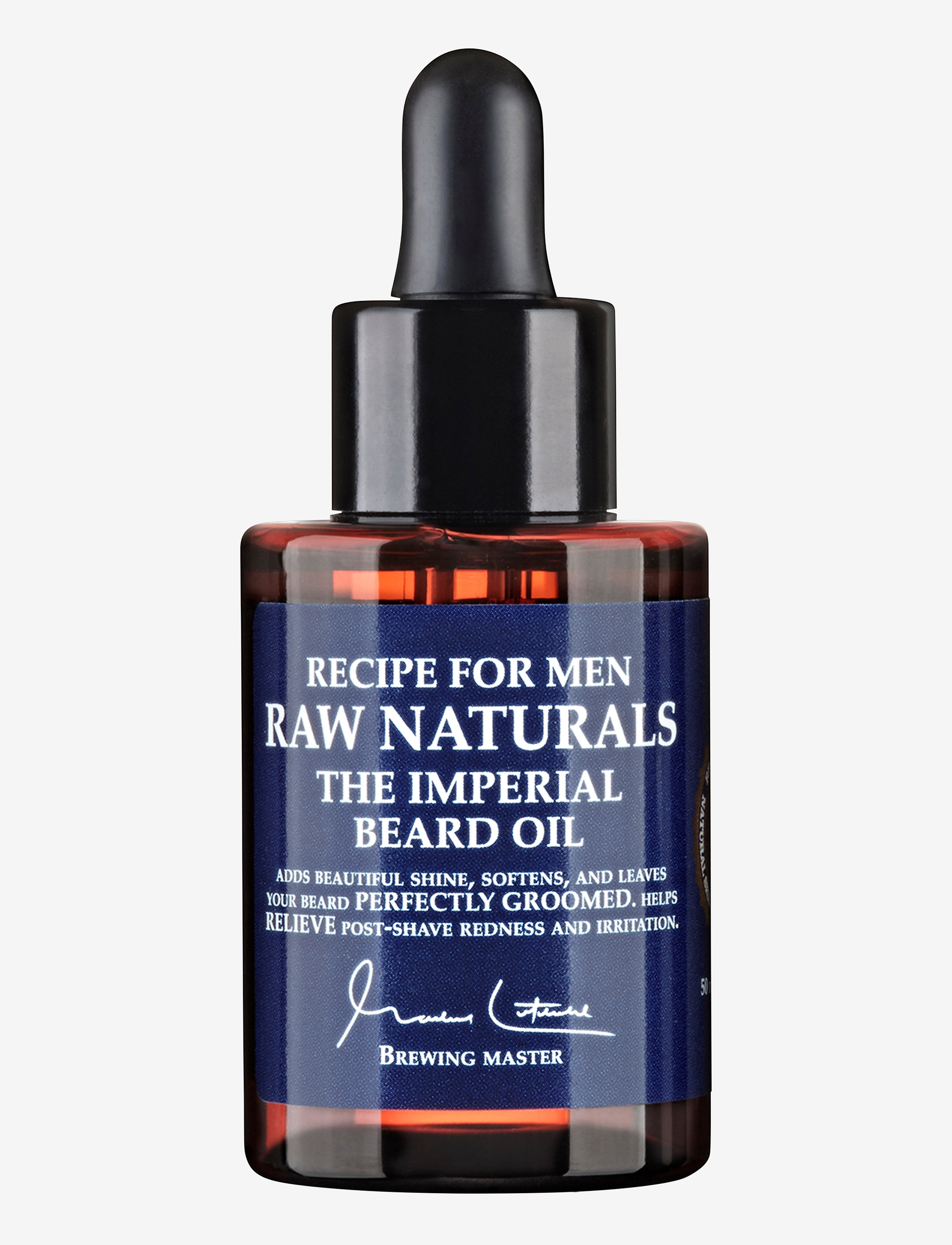 Raw Naturals Brewing Company Imperial Beard Oil, Beard Vinegar & Dressing Bottles, Nude, Str: 50 ml