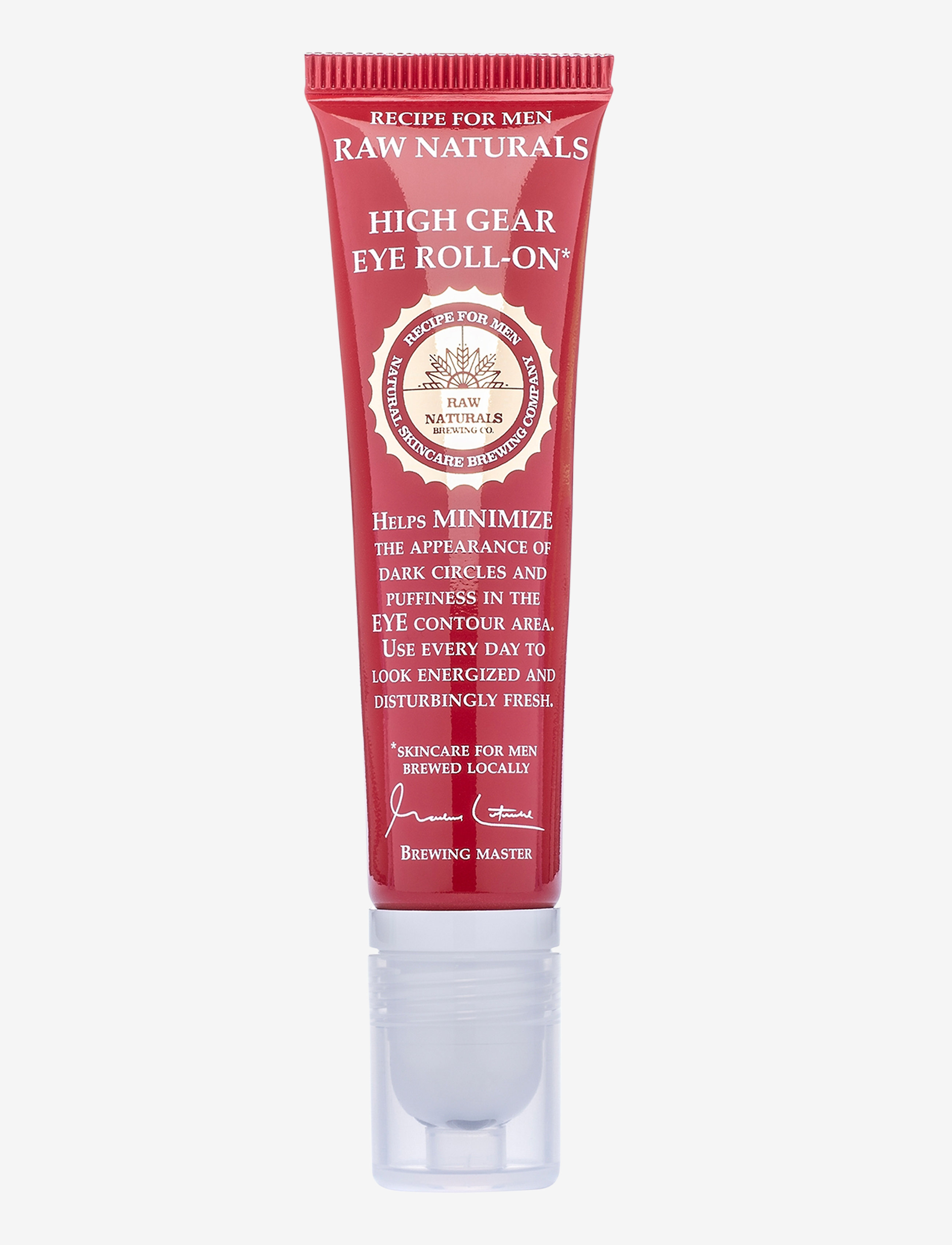 Raw Naturals Brewing Company High Gear Eye Roll-On, Øjencreme, Nude, Str: 15 ml