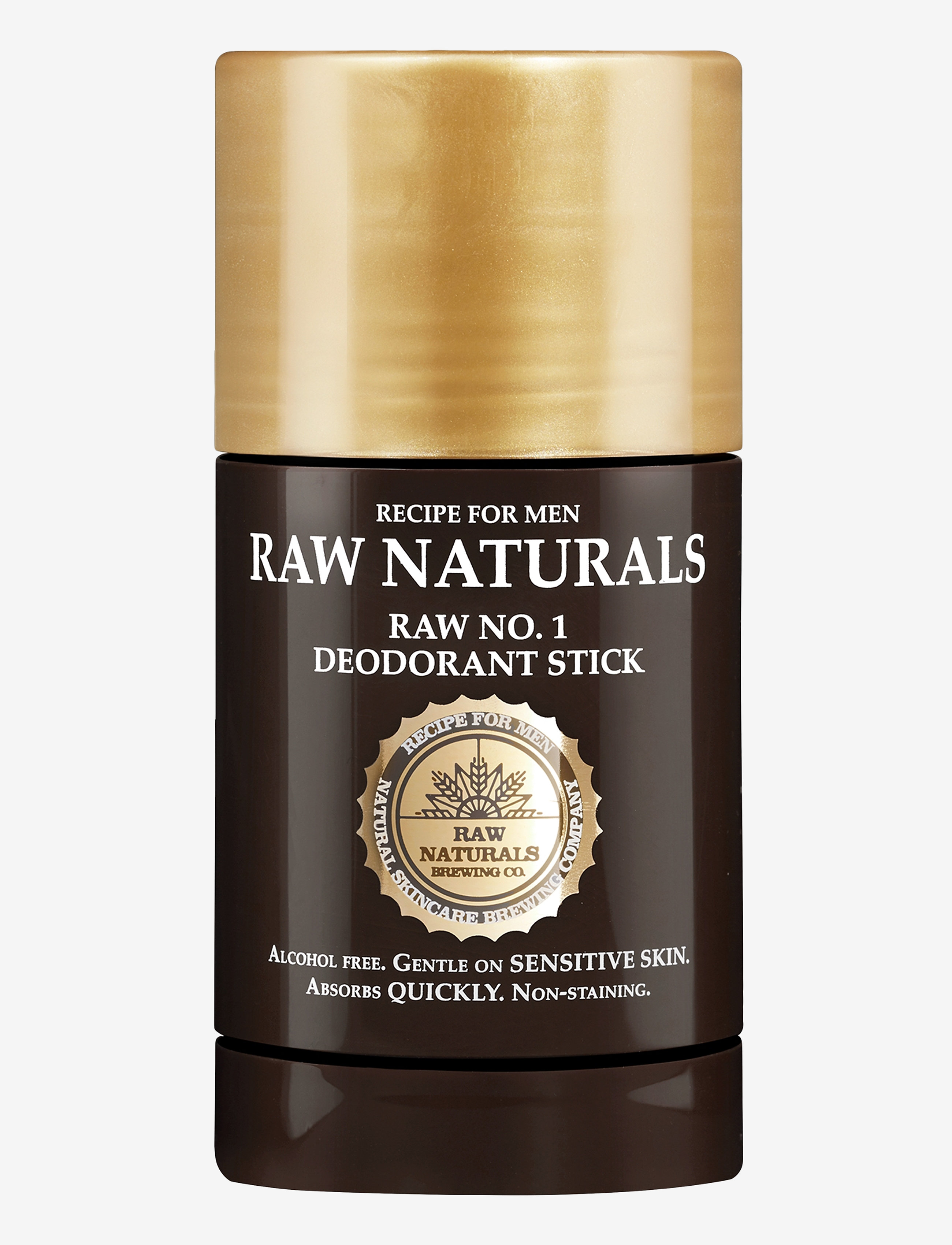 Raw Naturals Brewing Company Raw No 1 Deodorant Stick - Julegave - CLEAR / undefined