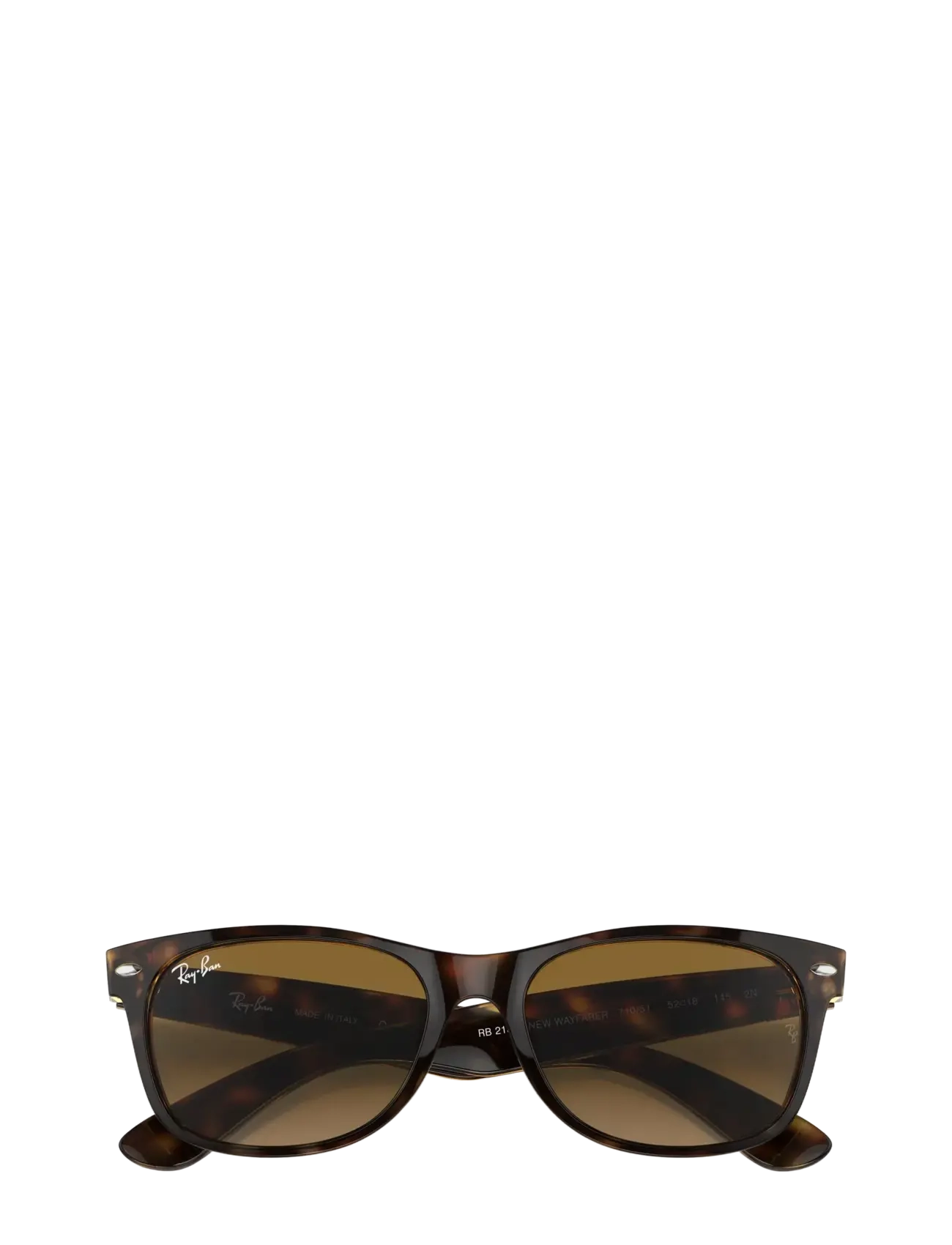 Ray-Ban New Wayfarer, 52, Sunglasses, Braun - D-frame- Wayfarer Frauen