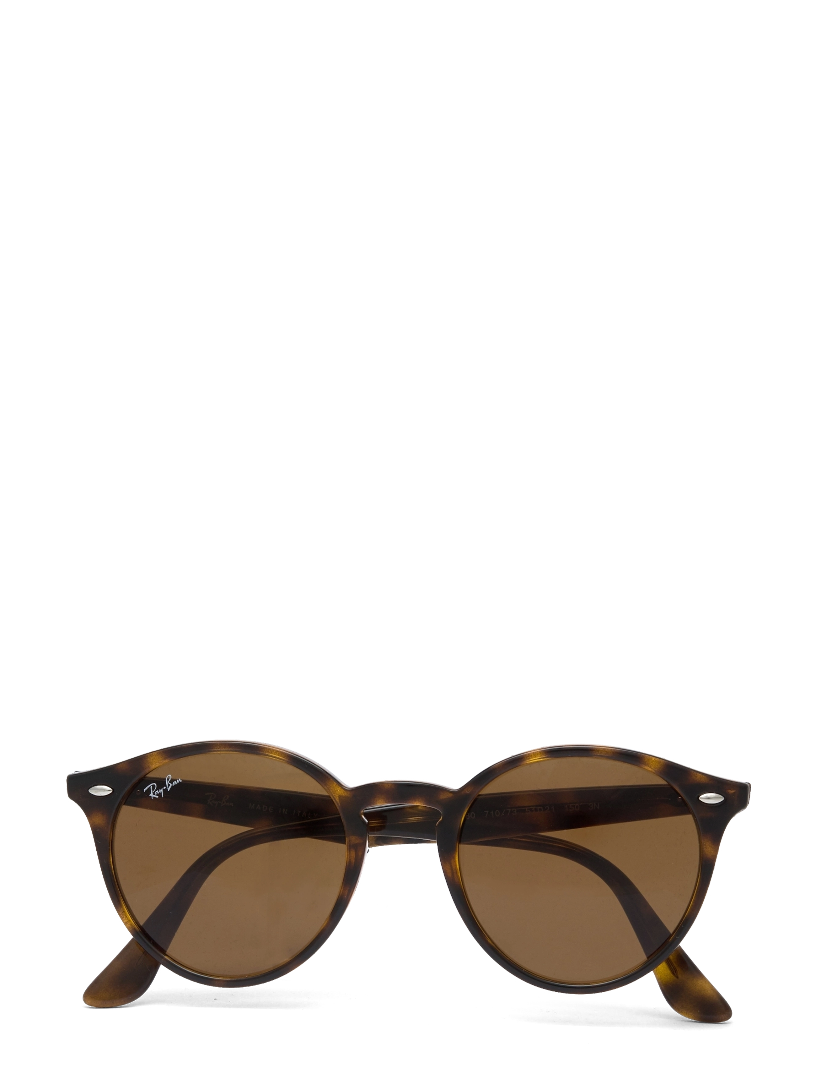 Ray-Ban 0Rb2180, 51, Sunglasses, Braun - Round Frame Frauen
