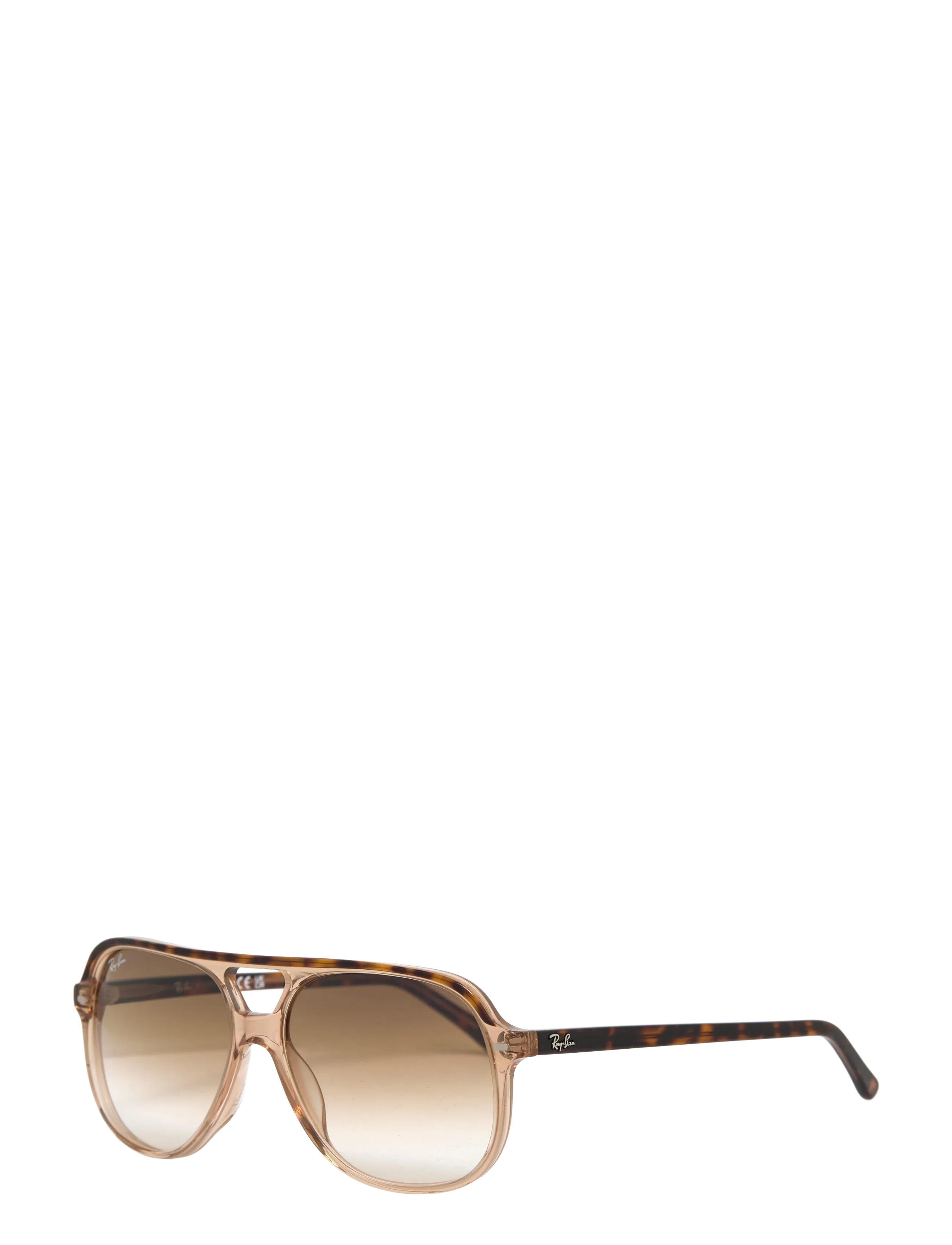 Ray-Ban - BILL - d-shaped - havana on transparent brown - 1
