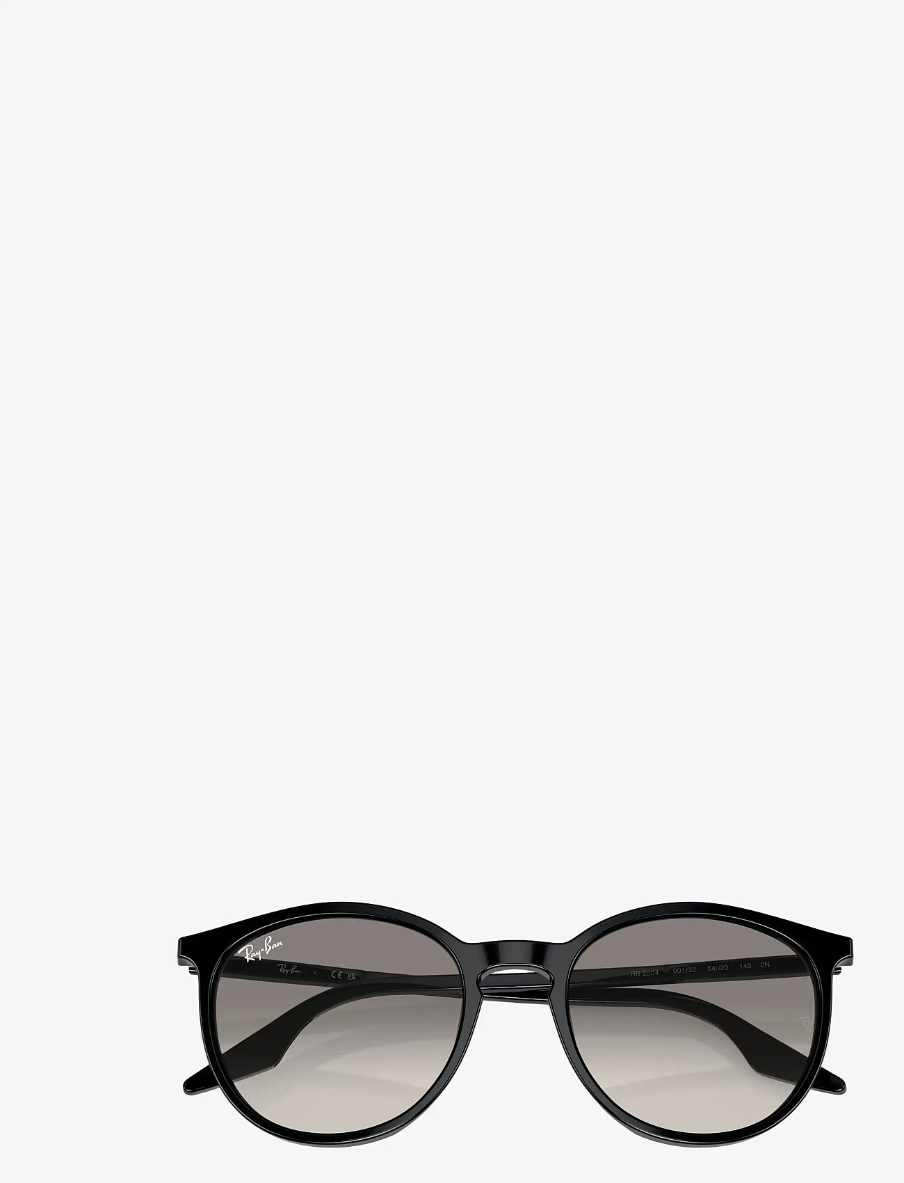 Ray-Ban - 0RB2204 - runde solbriller - black - 5